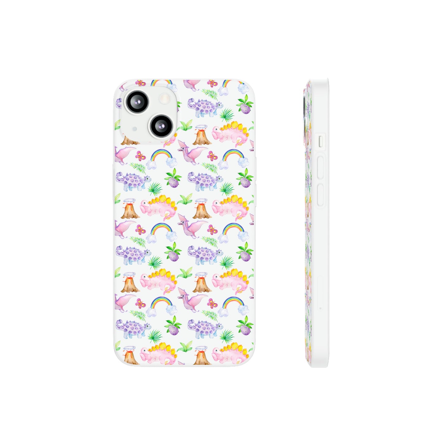 Pink Dinosaur Flexi Cases