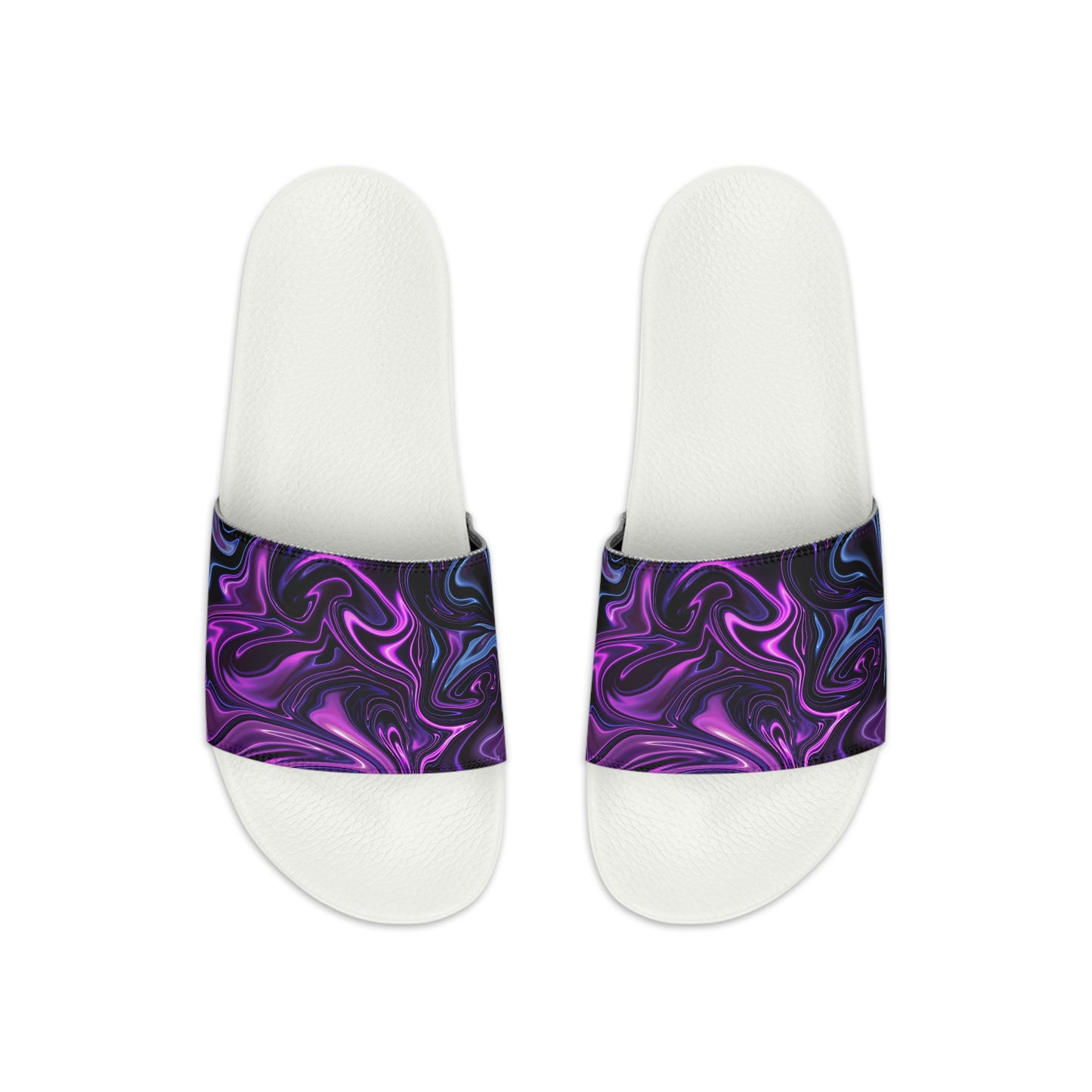 Marble Purple Women's Slide Sandals