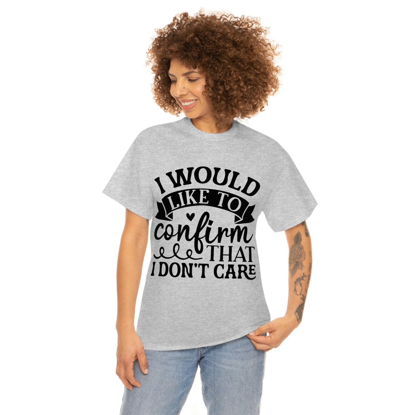 No Care Unisex Heavy Cotton Tee