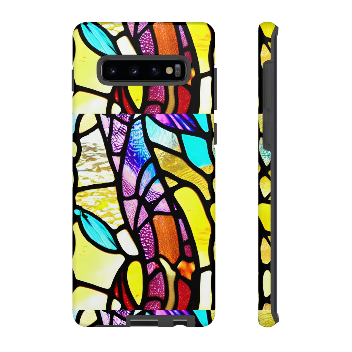 Mosaic Yellow Tough Cases