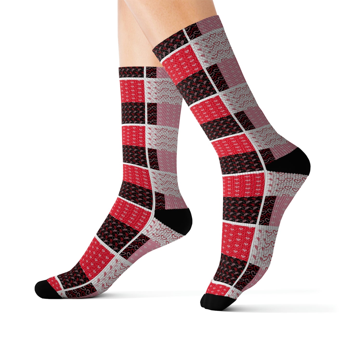 Valentine Sublimation Socks