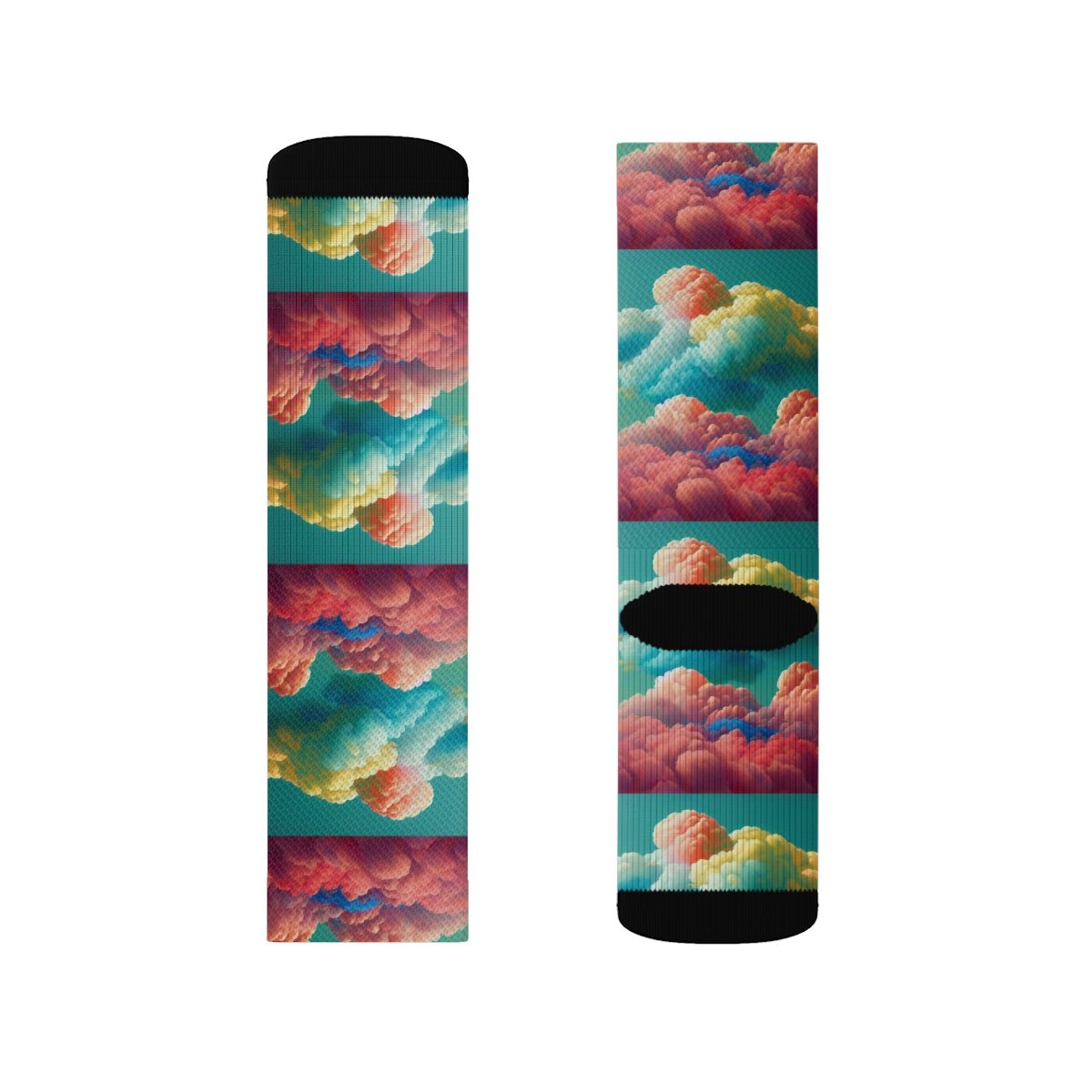 Cloud Sublimation Socks