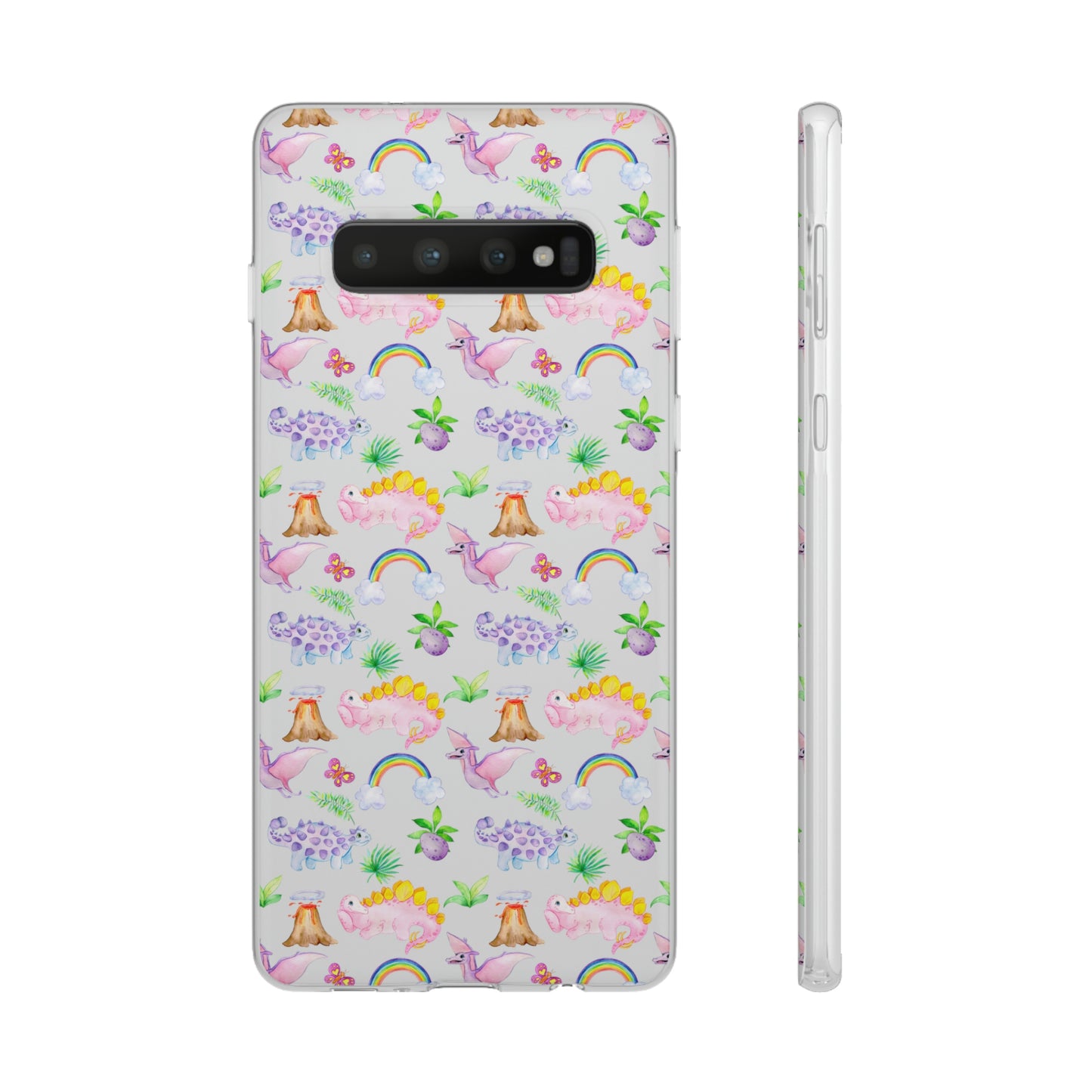 Pink Dinosaur Flexi Cases