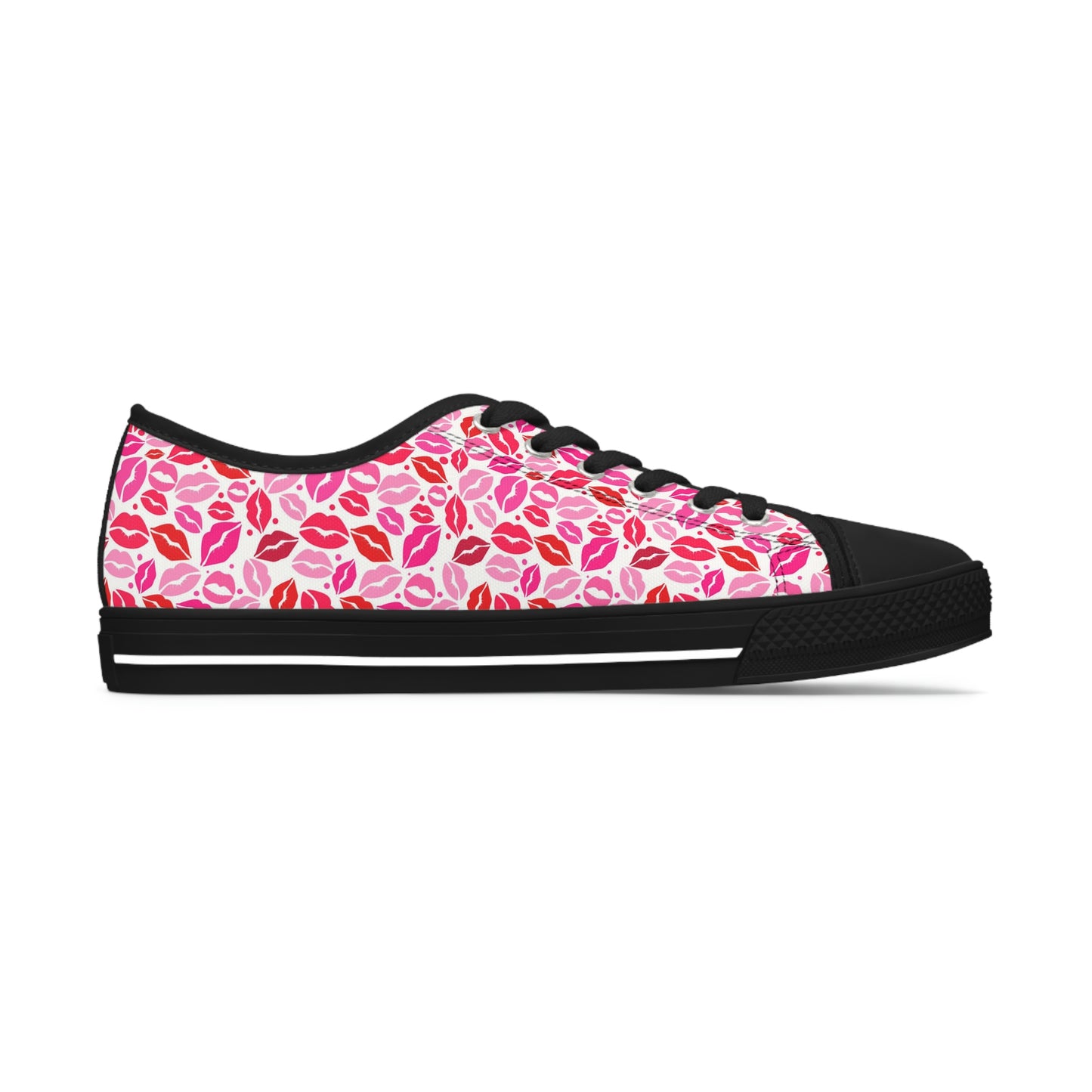 Valentine Kisses Women's Low Top Sneakers