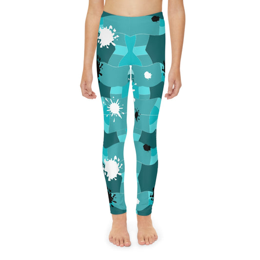 Blue Youth Full-Length Leggings