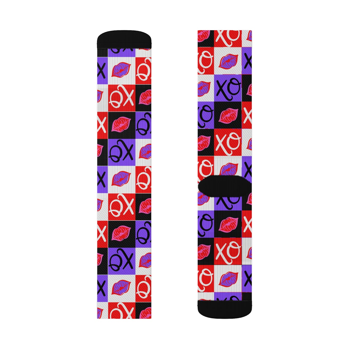 Hugs and Kisses Sublimation Socks