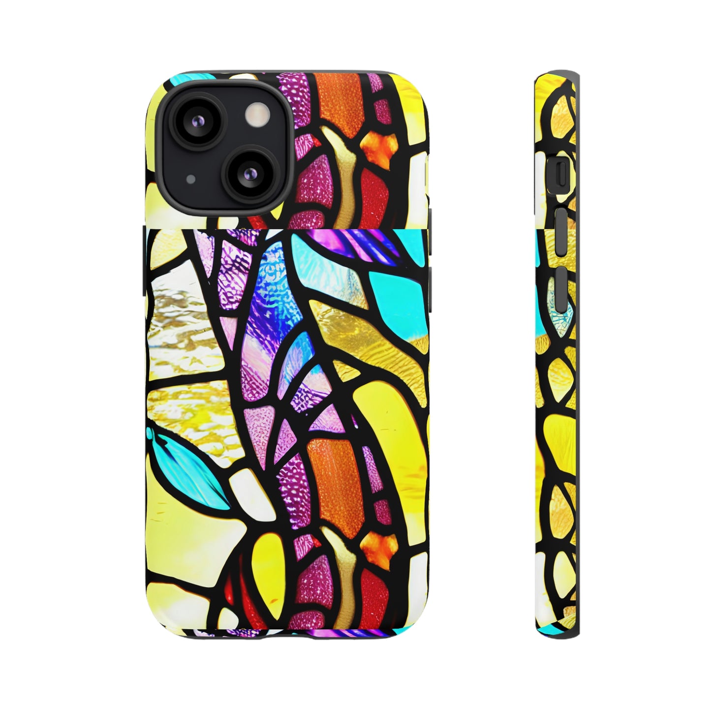 Mosaic Yellow Tough Cases