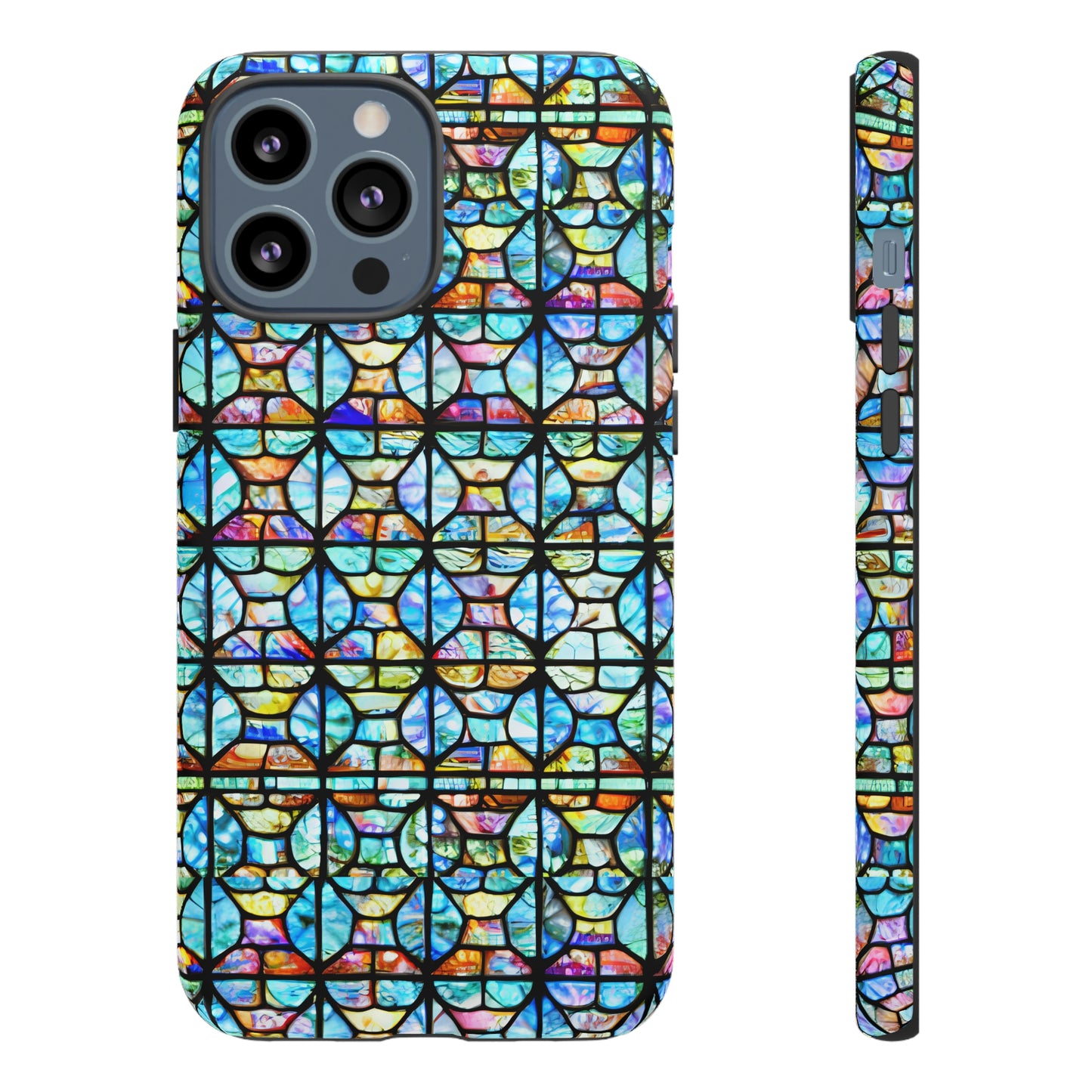 Mosaic Light Blue Tough Cases