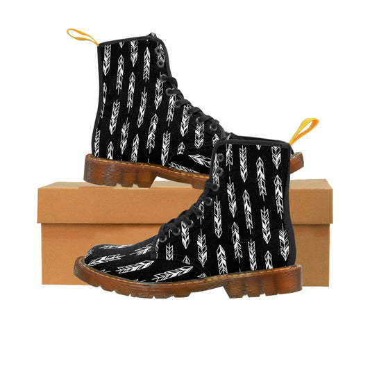 Black Women's Canvas Boots