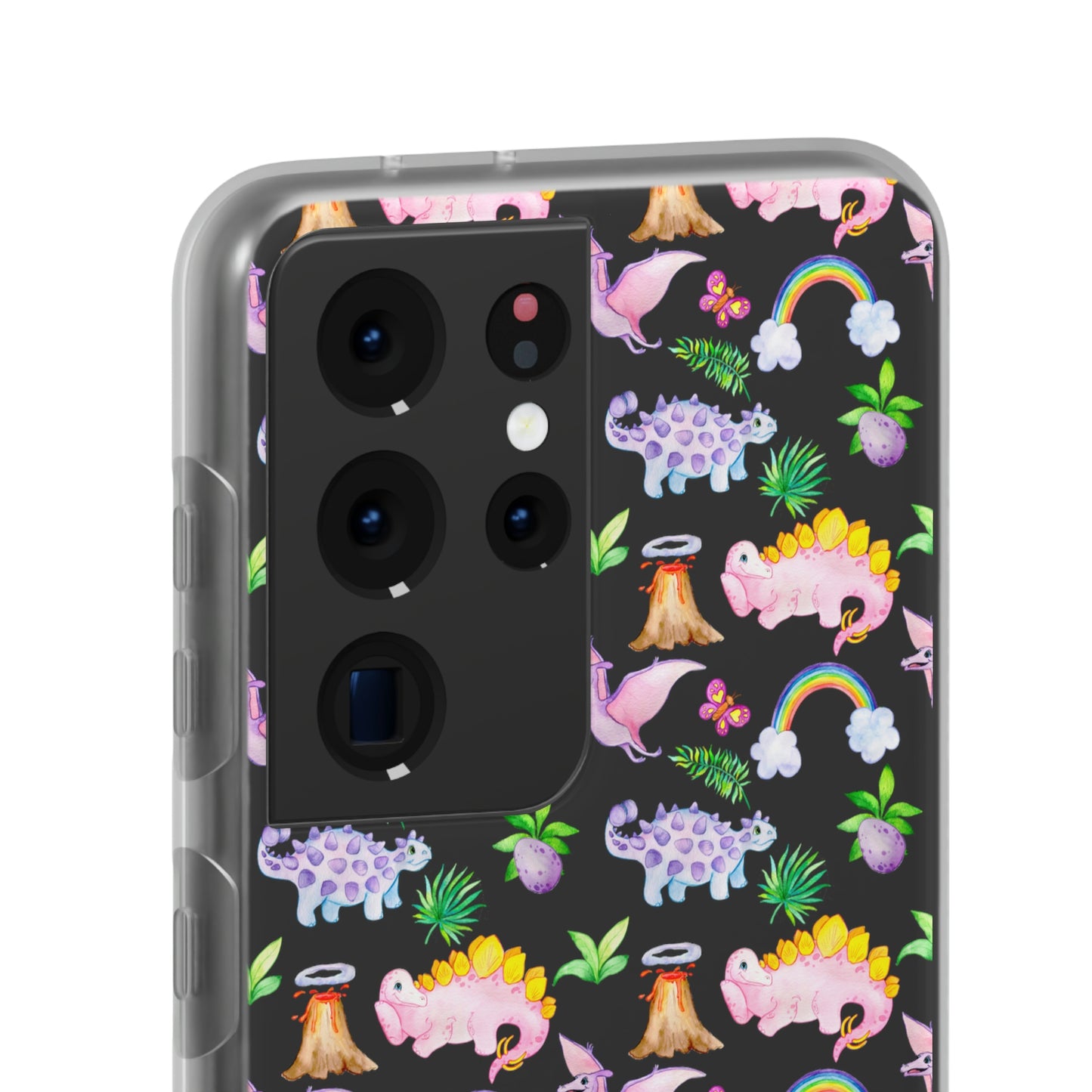 Pink Dinosaur Flexi Cases