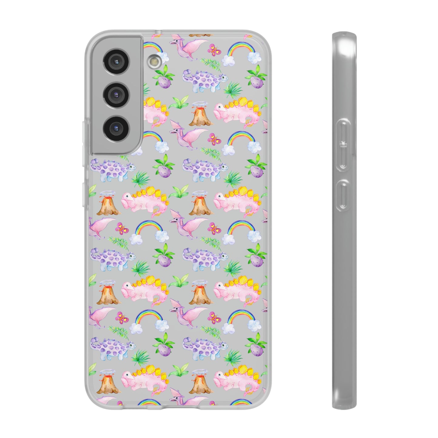 Pink Dinosaur Flexi Cases