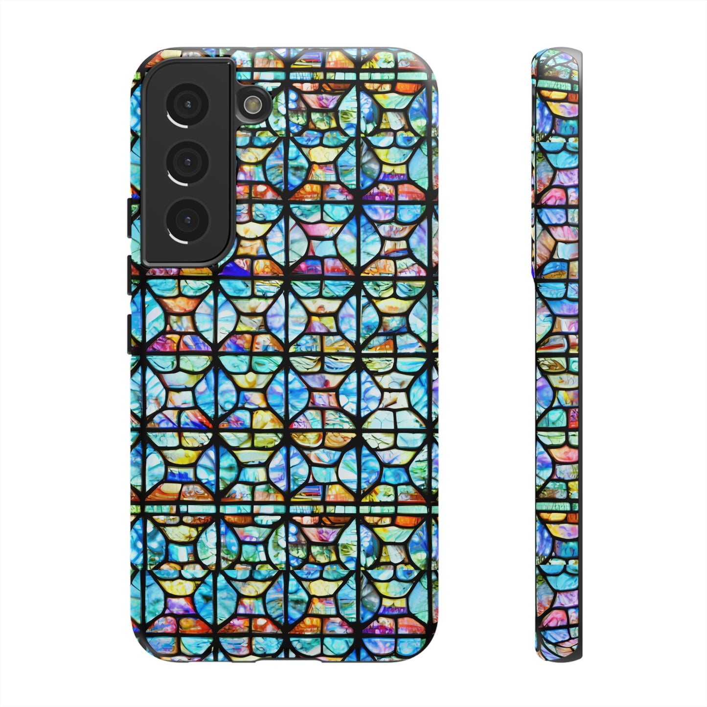 Mosaic Light Blue Tough Cases