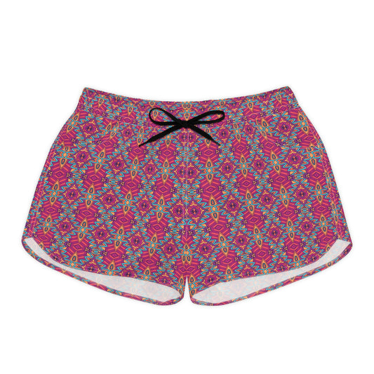 Mandala Pink Women's Casual Shorts