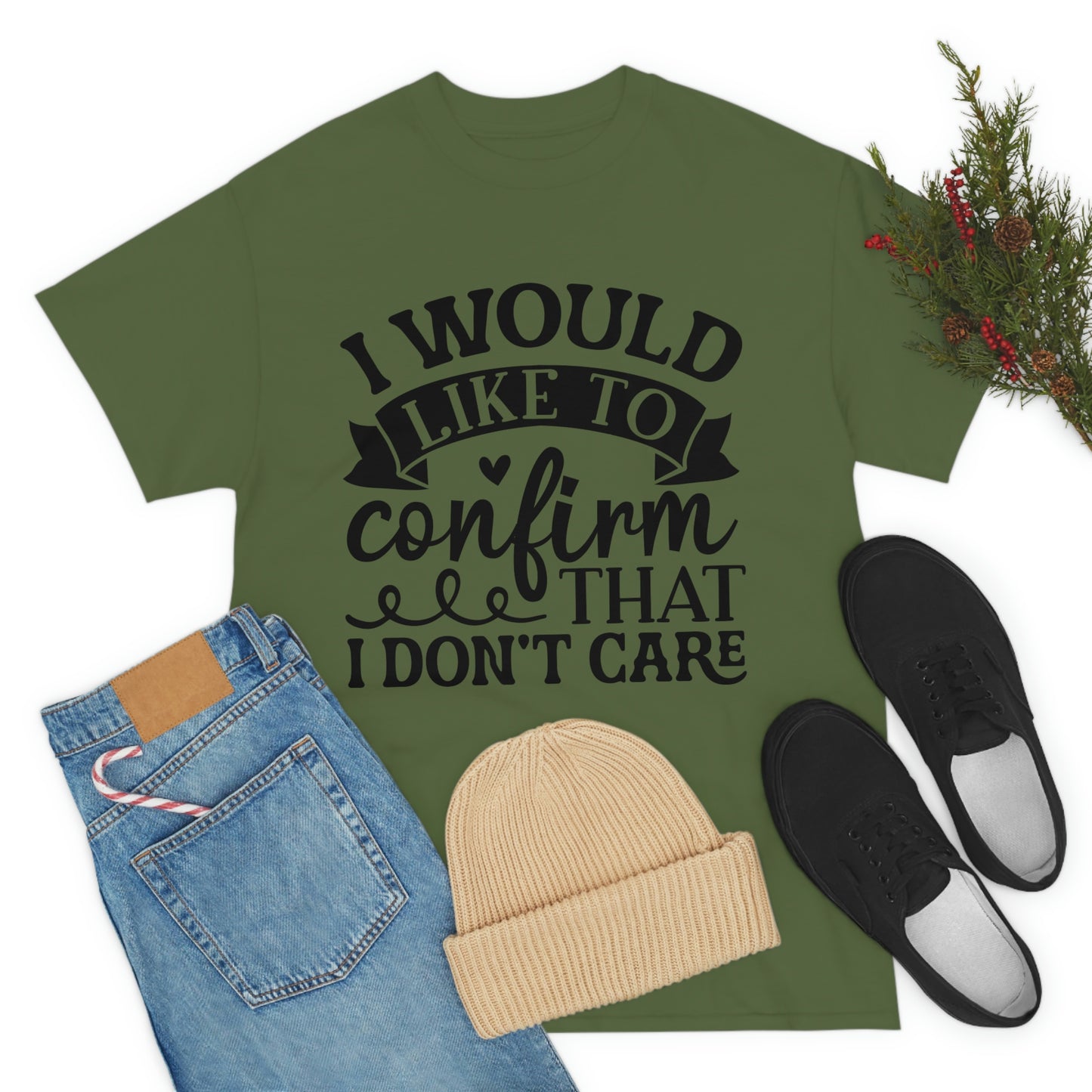 No Care Unisex Heavy Cotton Tee