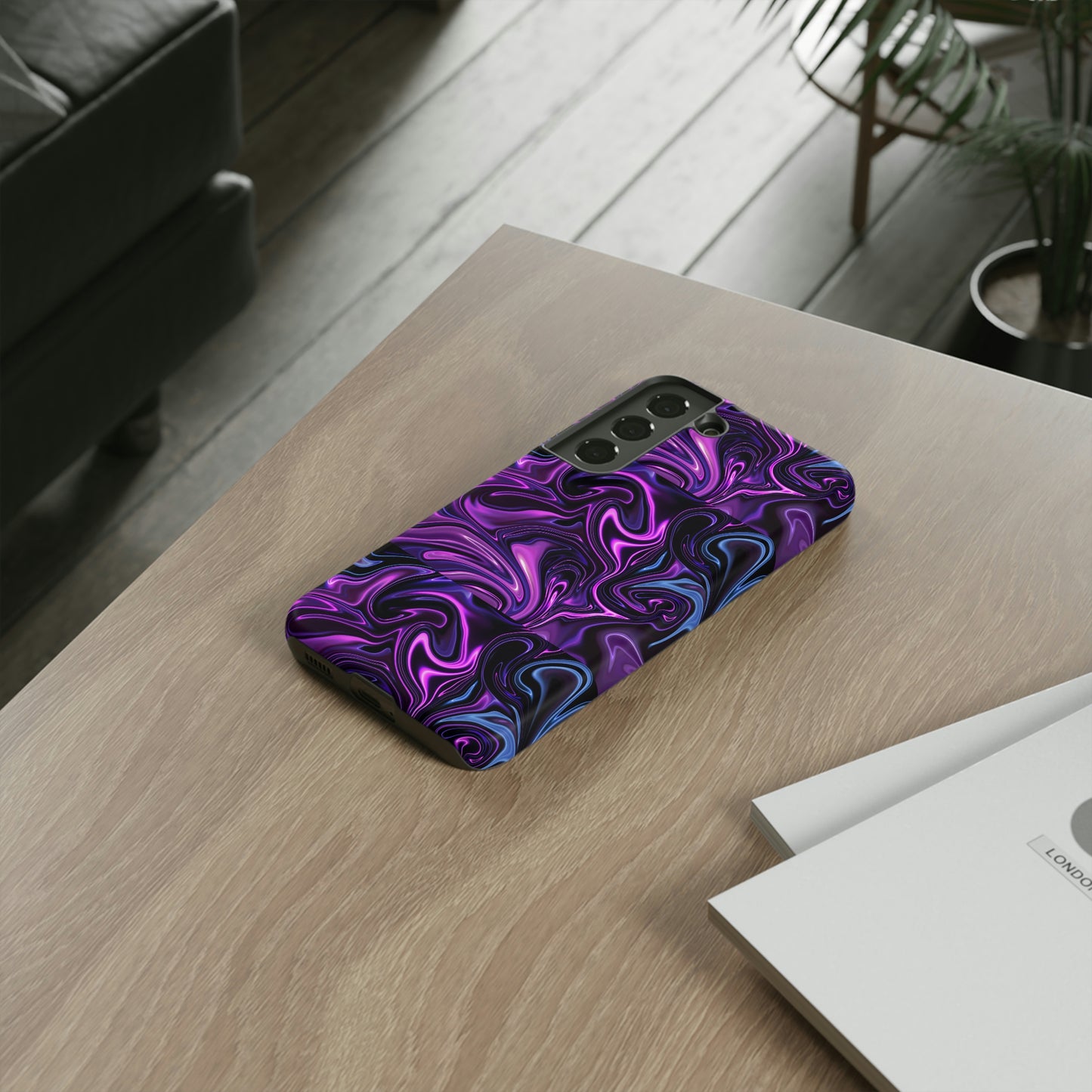 Marble Purple Tough Cases