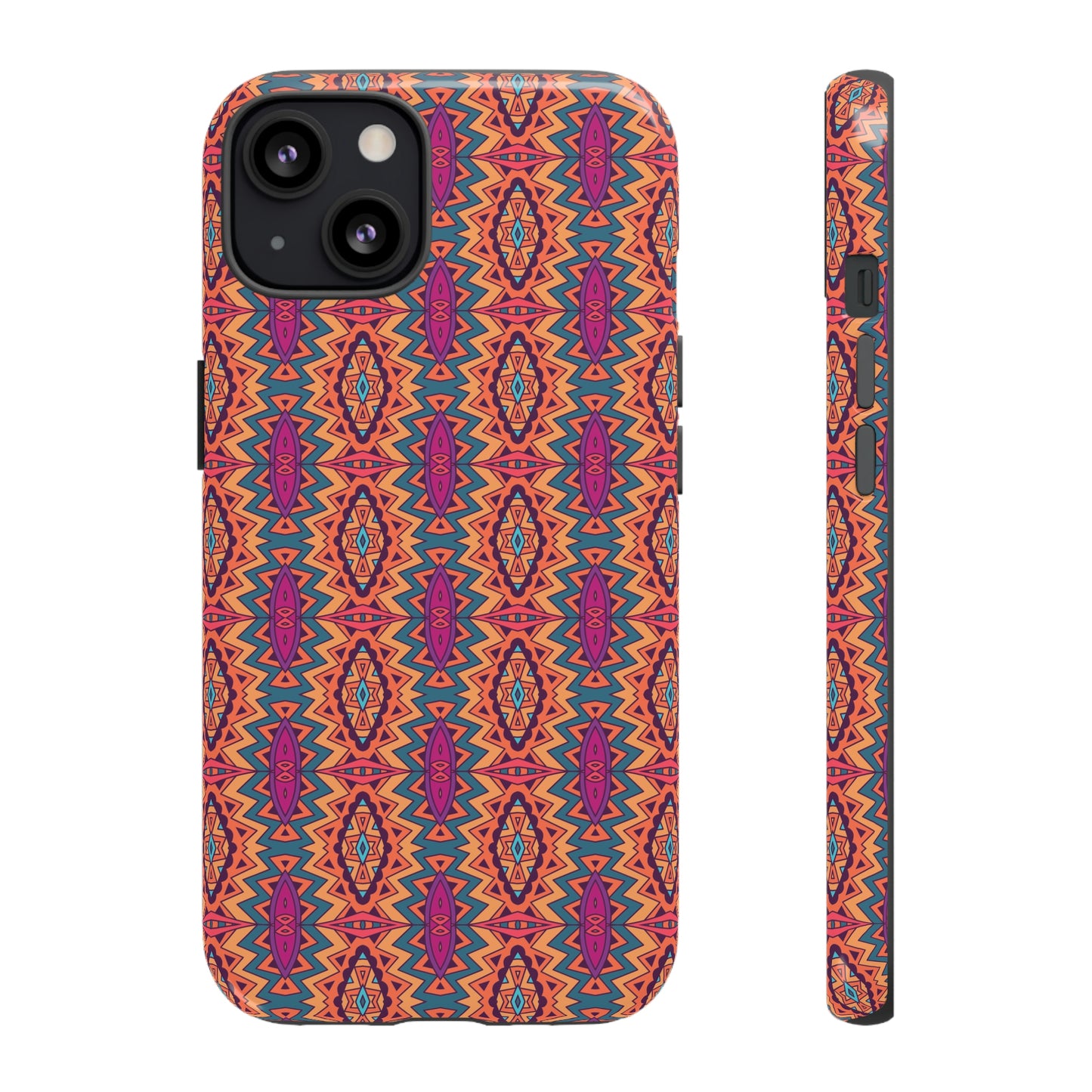 Mandala Orange Tough Cases