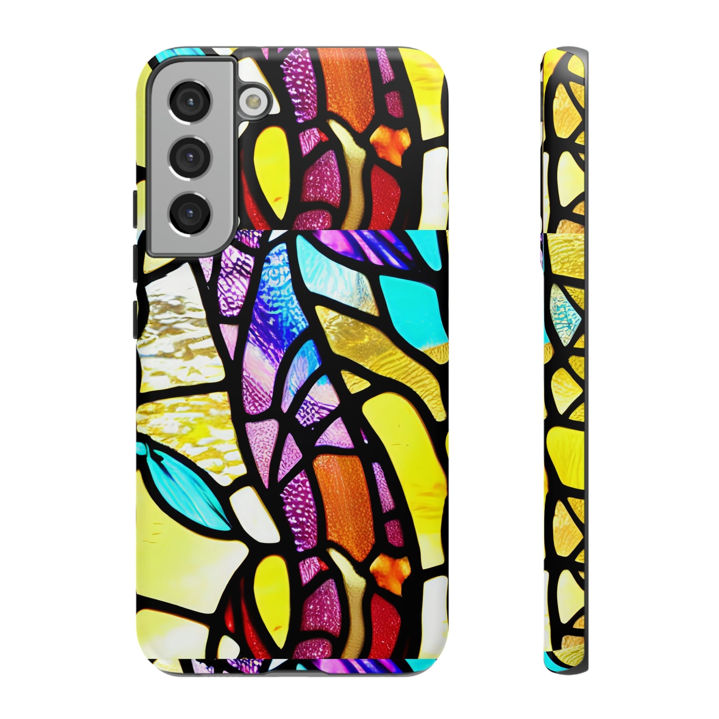 Mosaic Yellow Tough Cases