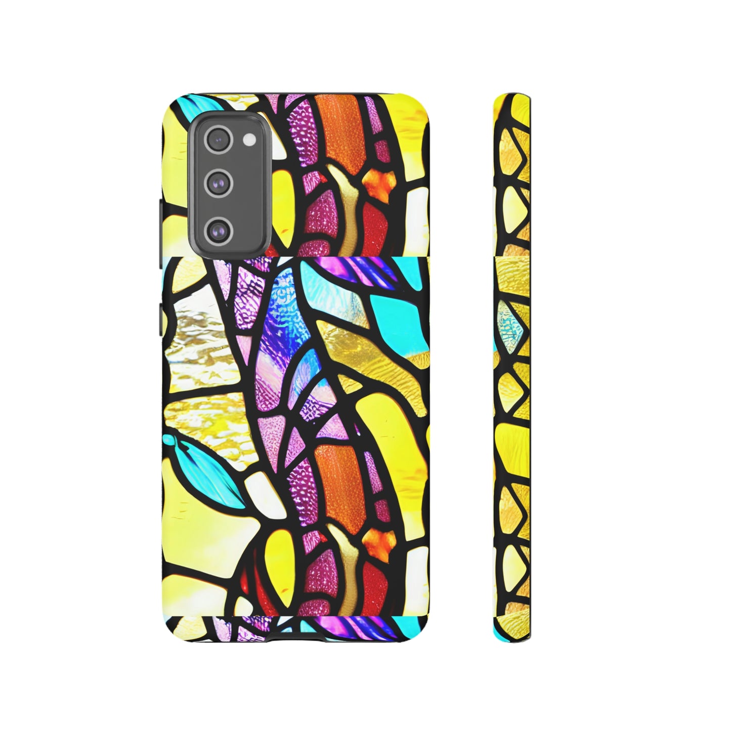 Mosaic Yellow Tough Cases