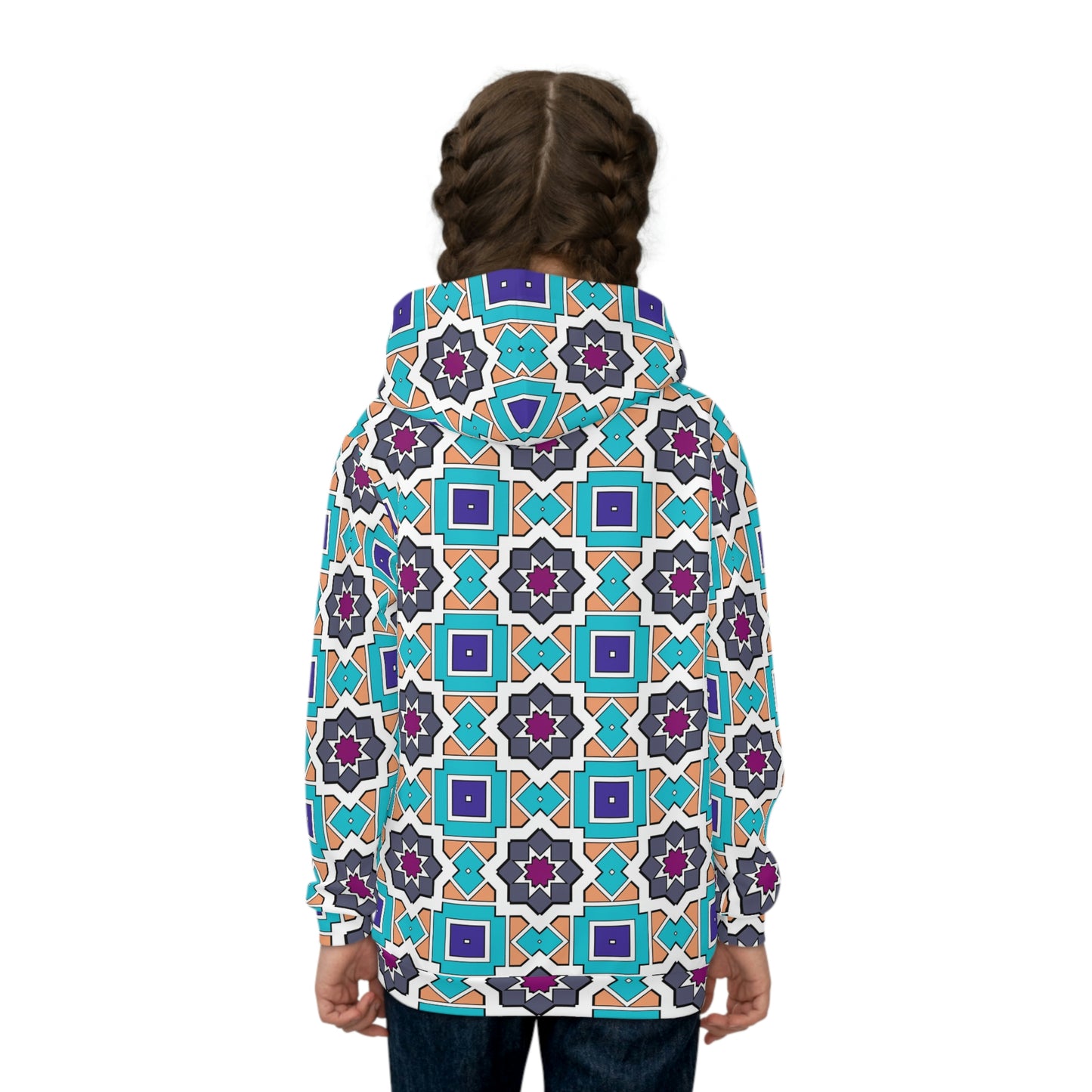 Light Blue Mix Children's Hoodie