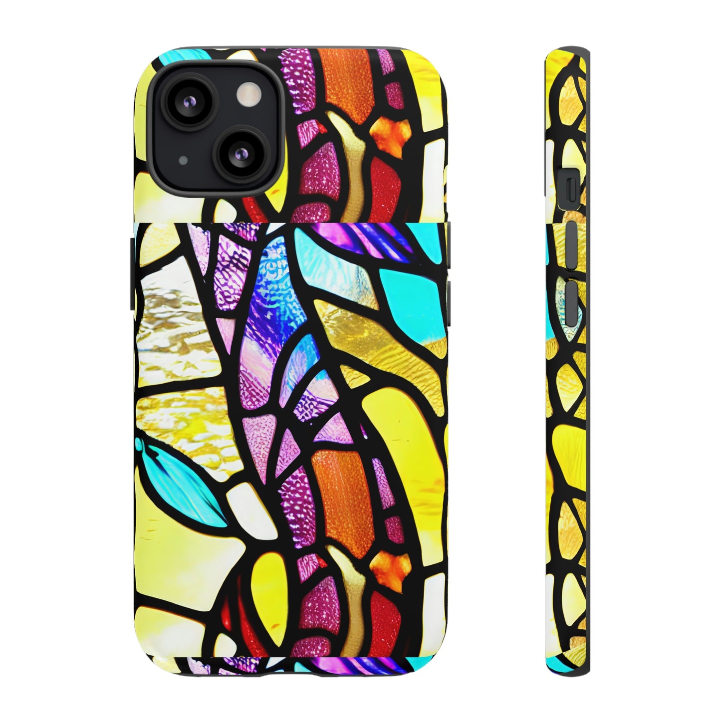 Mosaic Yellow Tough Cases