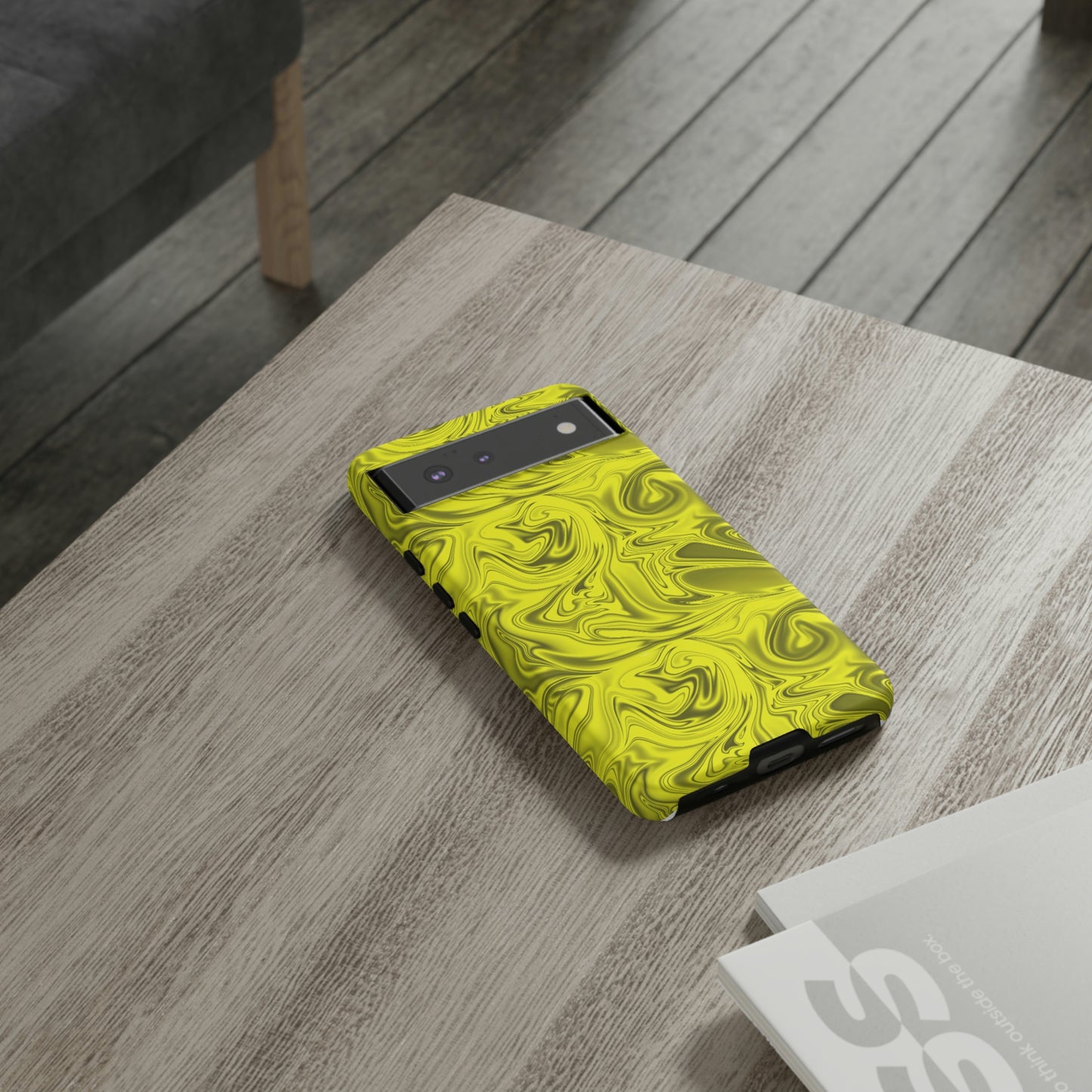 Marble Yellow Tough Cases