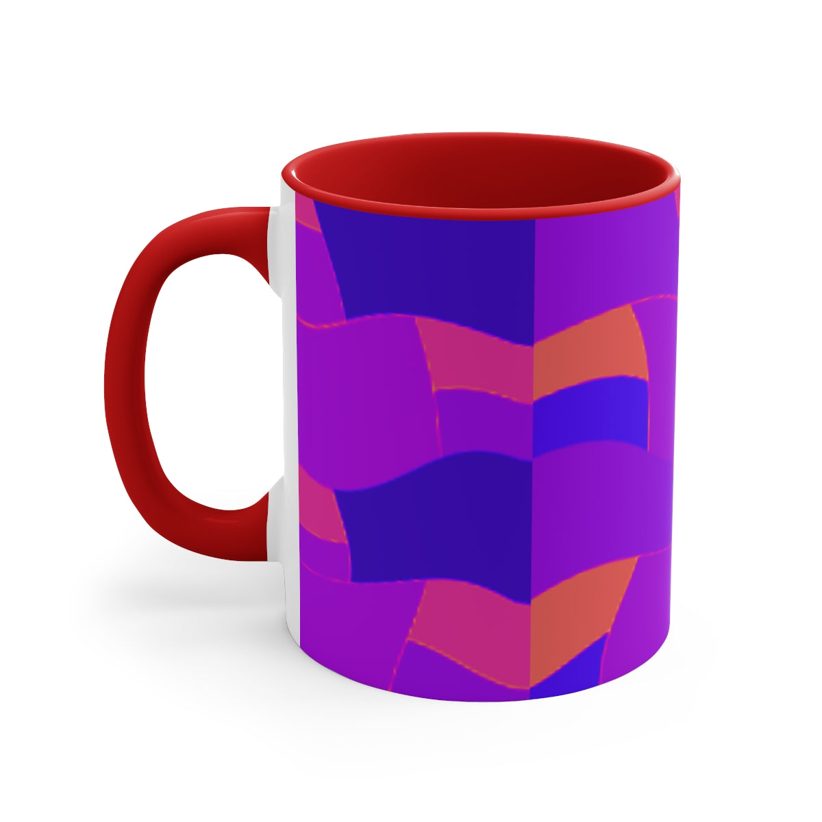 Purple Colorful Accent Mugs, 11oz