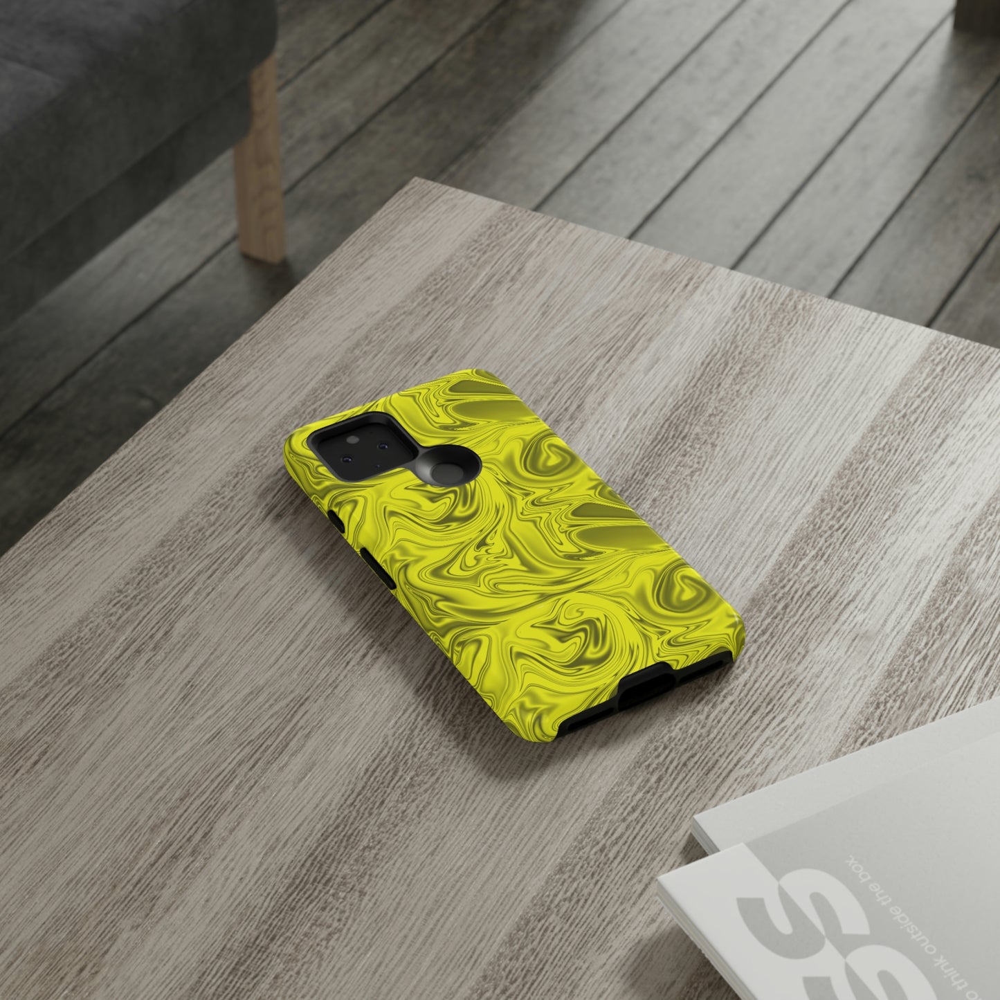 Marble Yellow Tough Cases