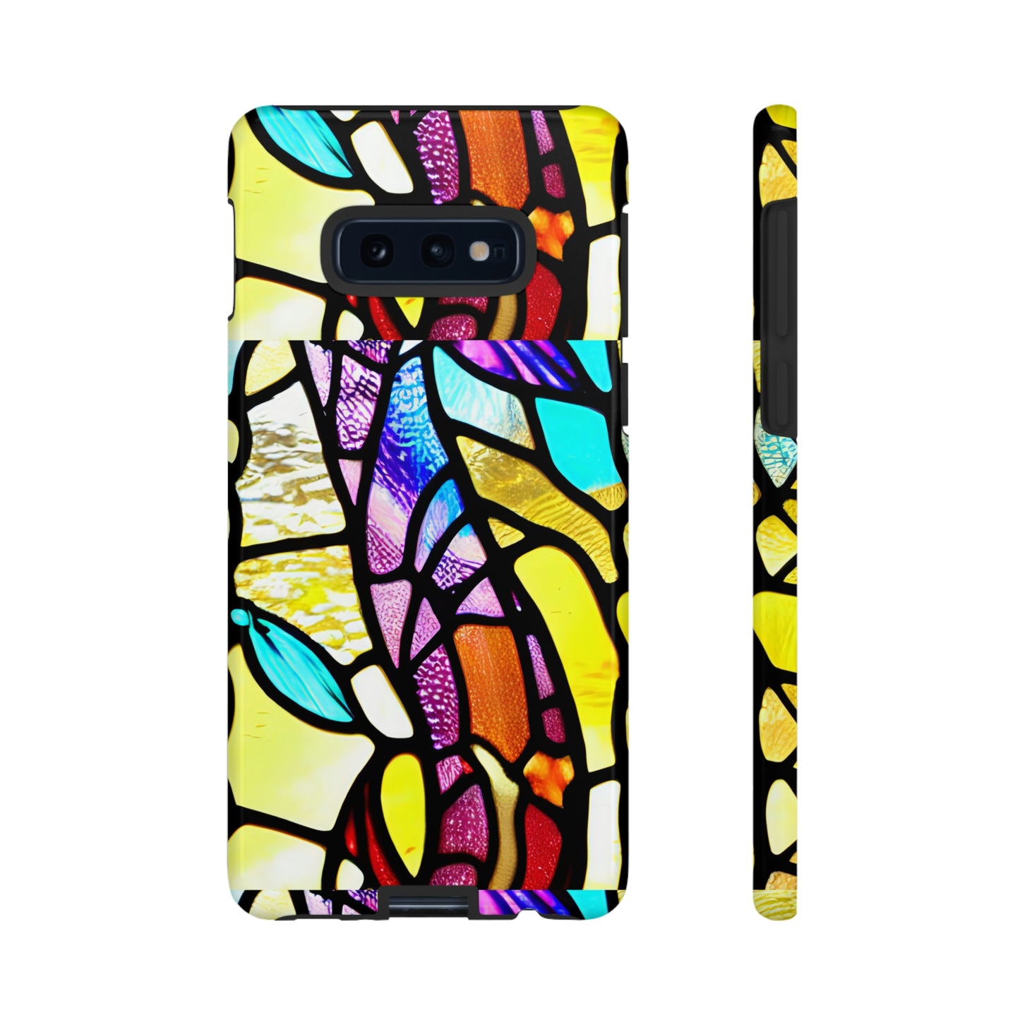 Mosaic Yellow Tough Cases