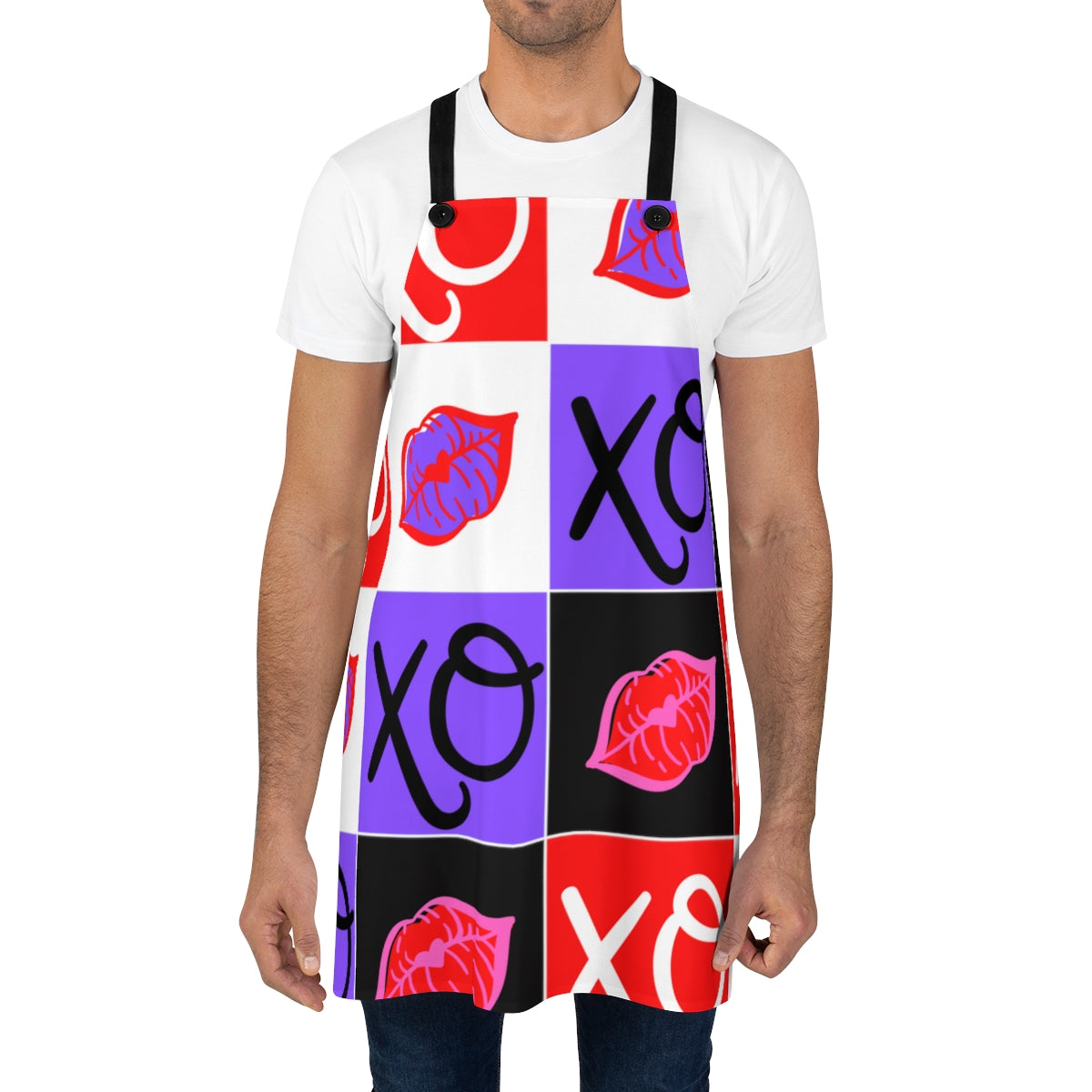 Hugs and Kisses Red Apron