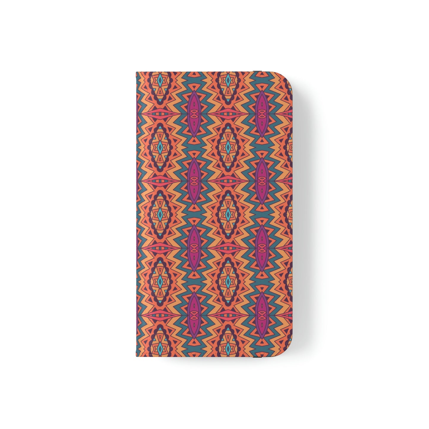 Orange Mandala Flip Cases