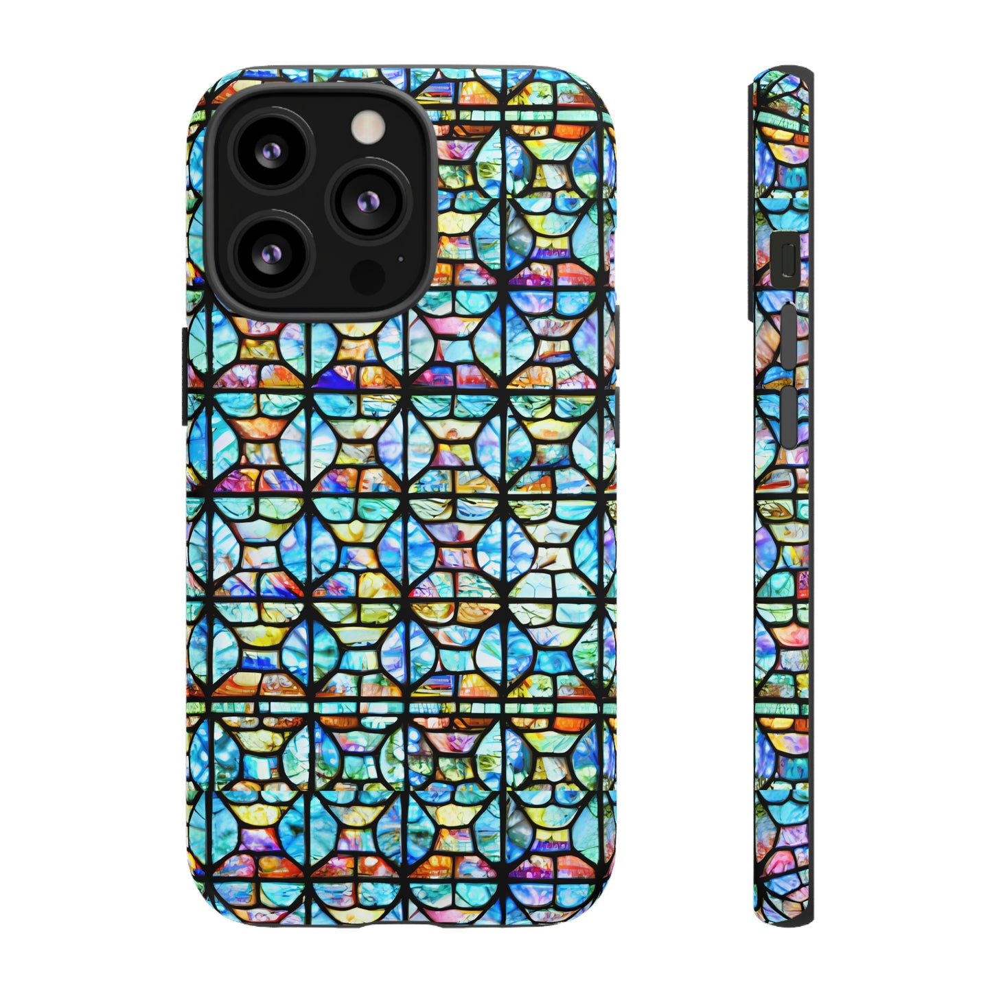 Mosaic Light Blue Tough Cases