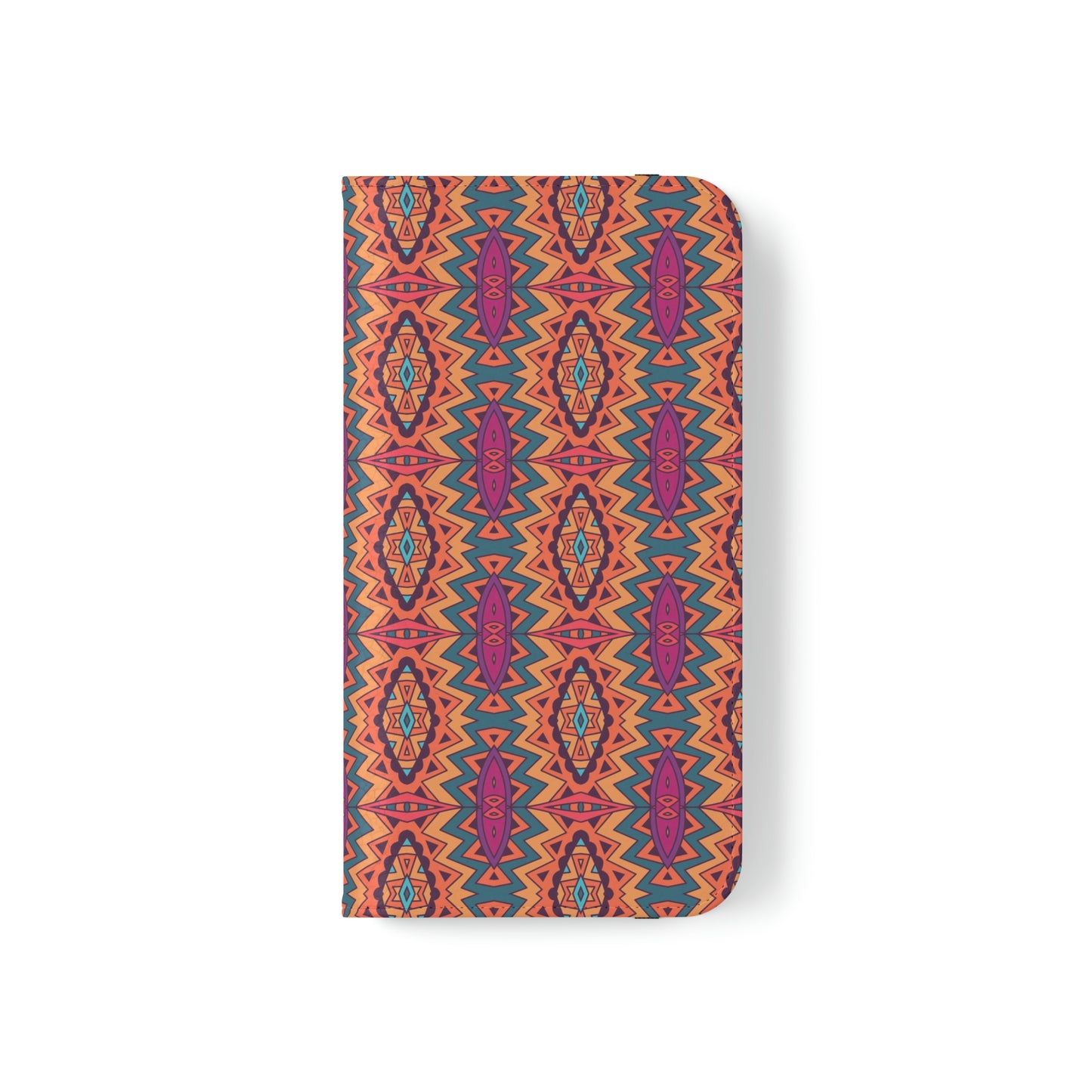 Orange Mandala Flip Cases