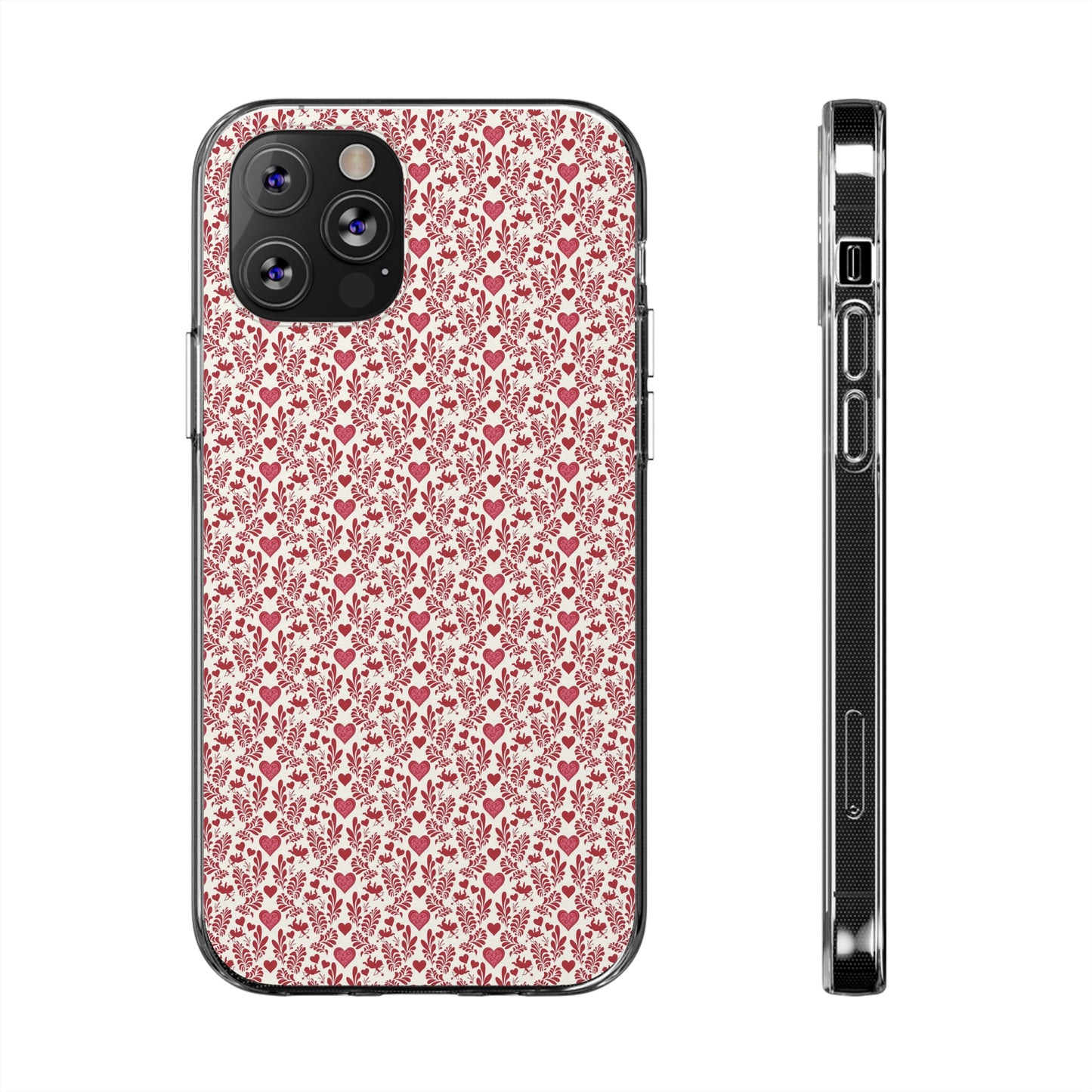 Valentine Clear Silicone Phone Case