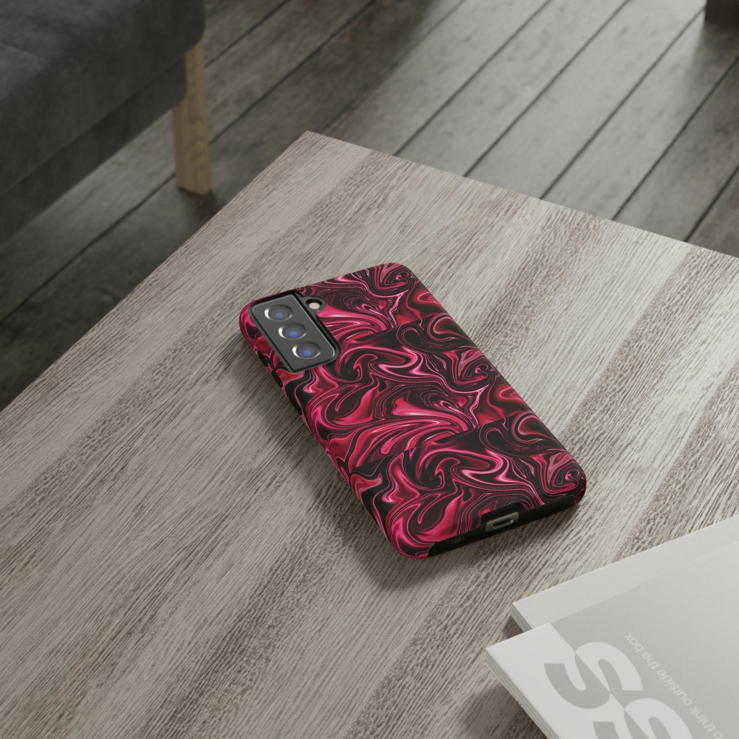 Marble Red Tough Cases