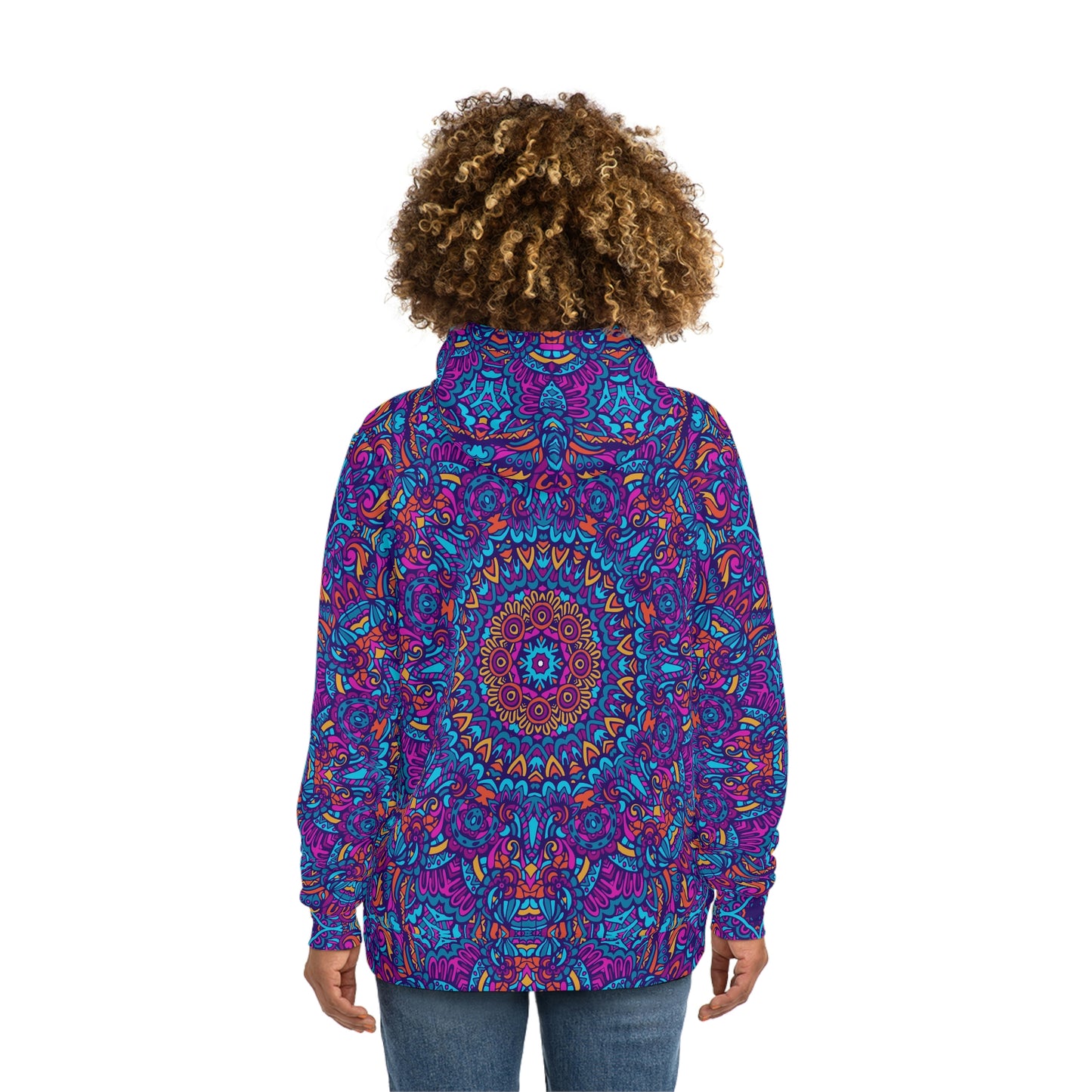 Mandala Blue Fashion Hoodie