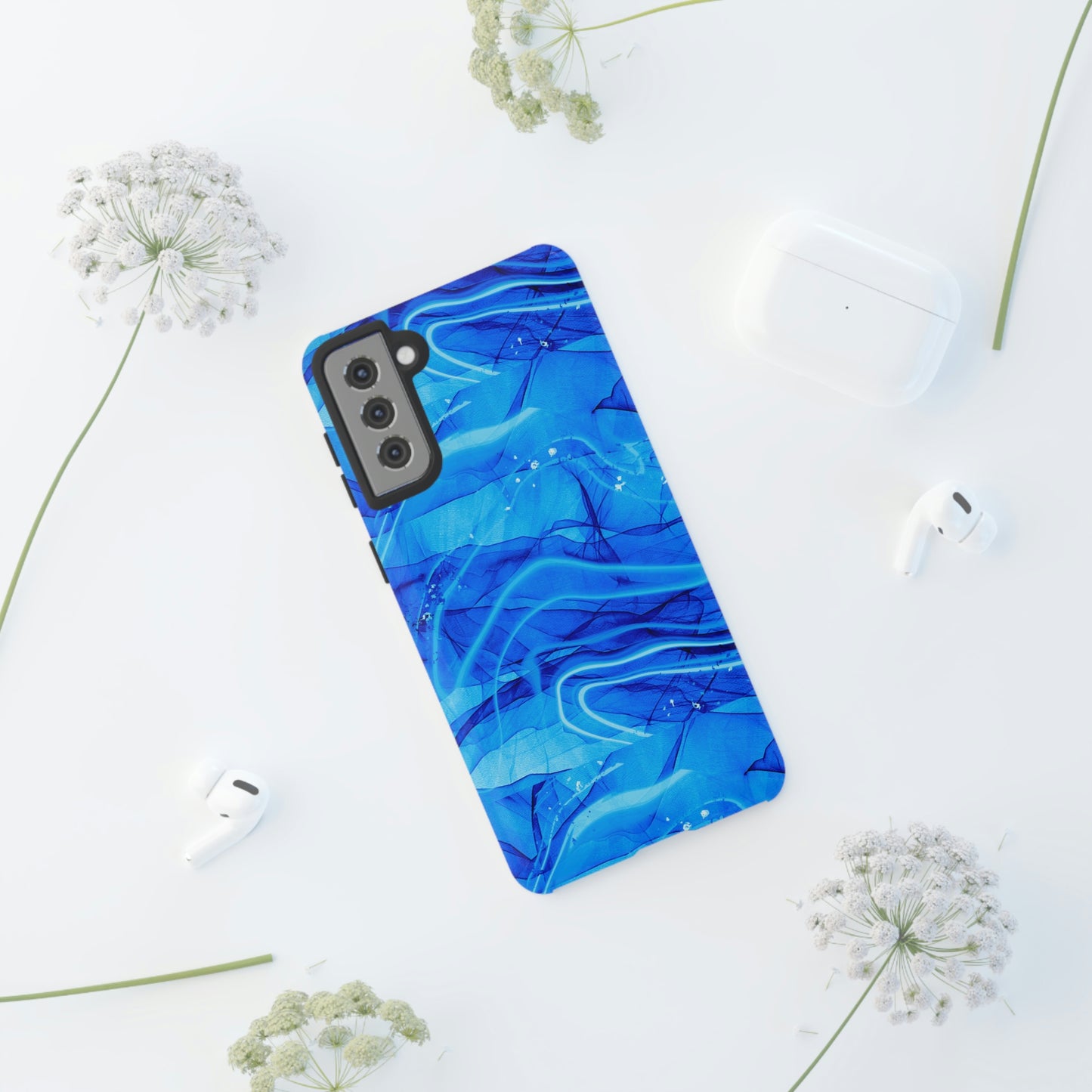 Marble Blue Tough Cases