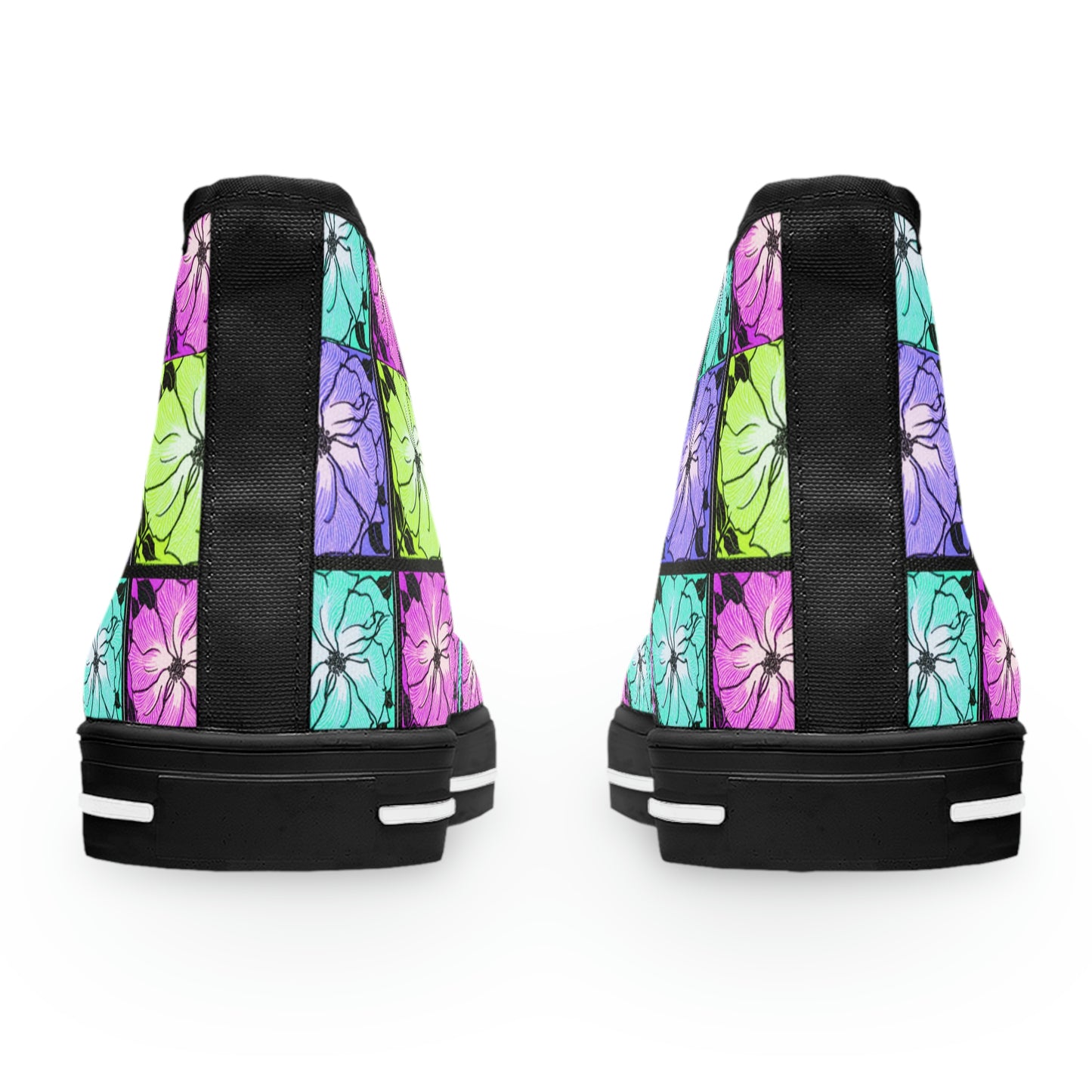 Multi J Color Women's High Top Sneakers