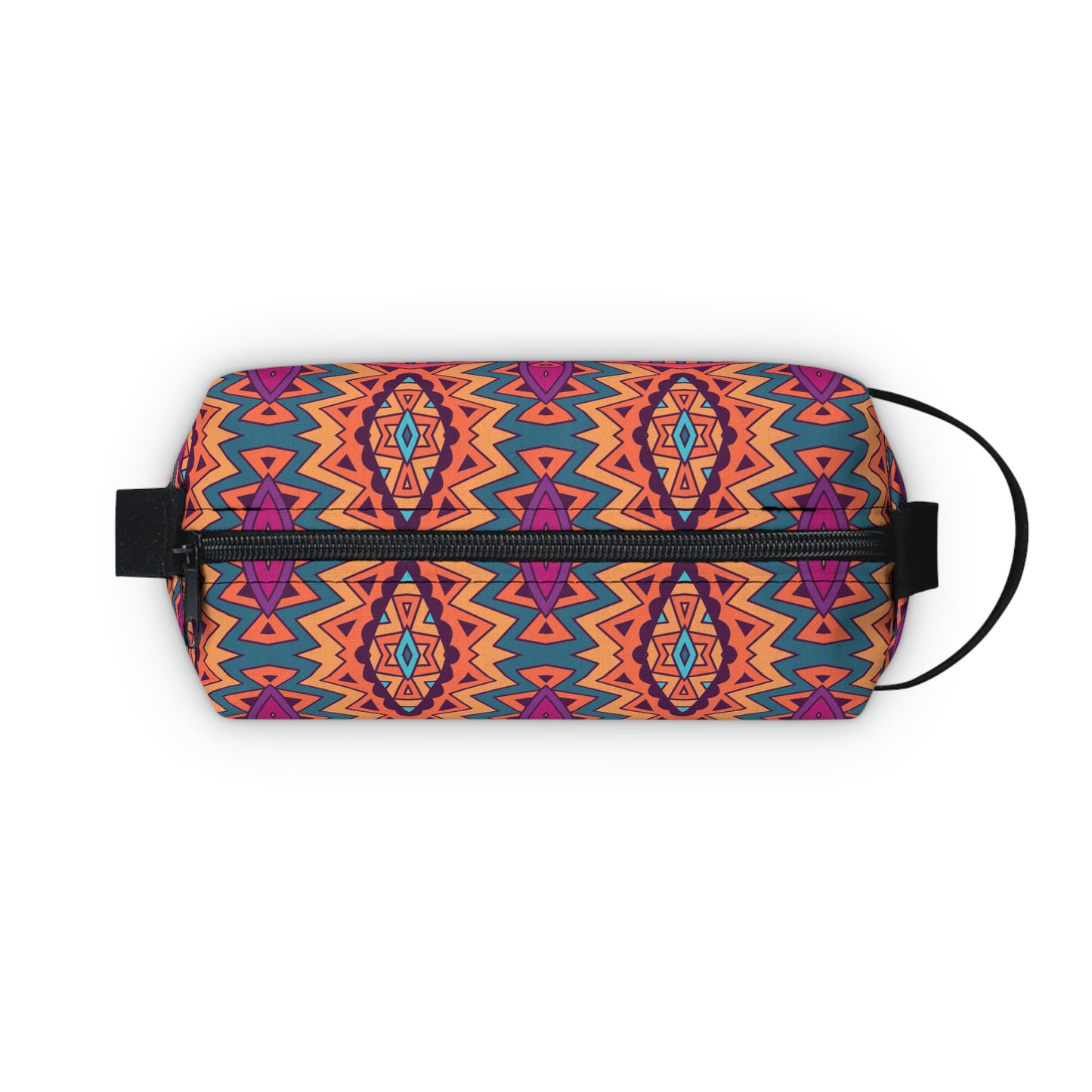 Orange Mandala Toiletry Bag