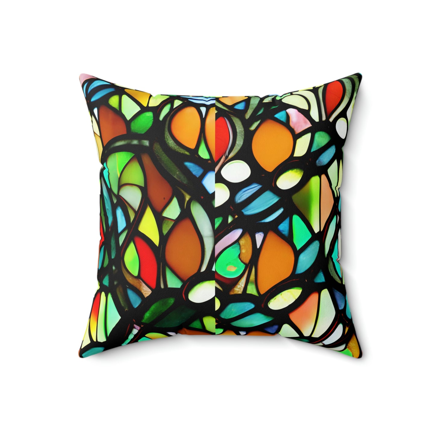 Mosaic Spun Polyester Square Pillow