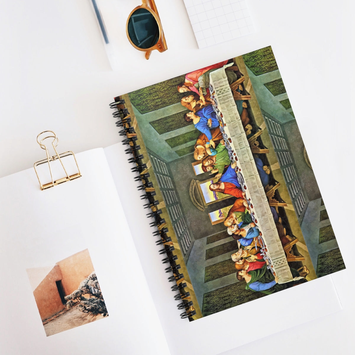 Last Supper Spiral Notebook - Ruled Line