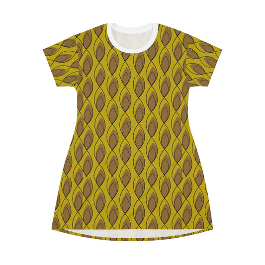 Yellow T-Shirt Dress