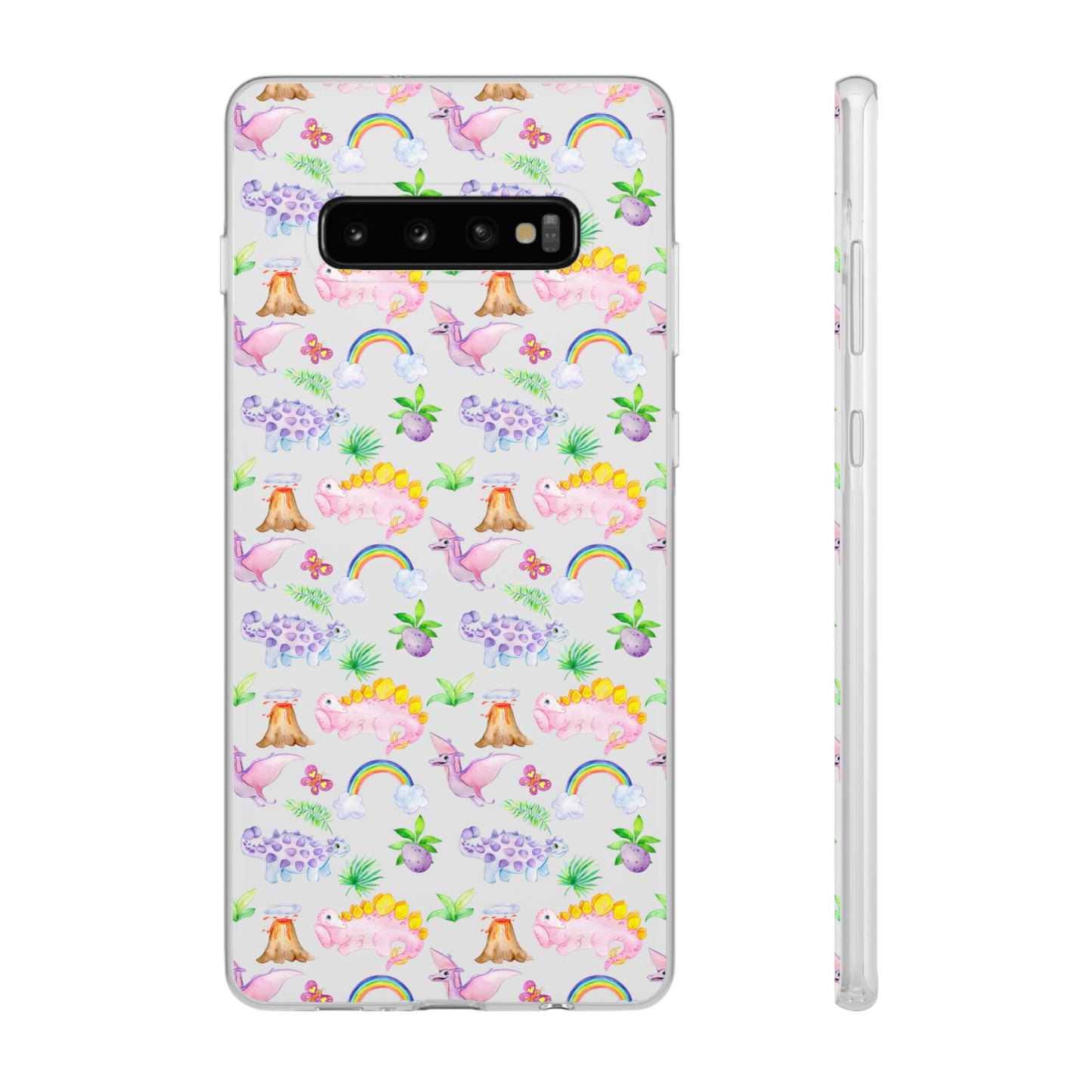 Pink Dinosaur Flexi Cases