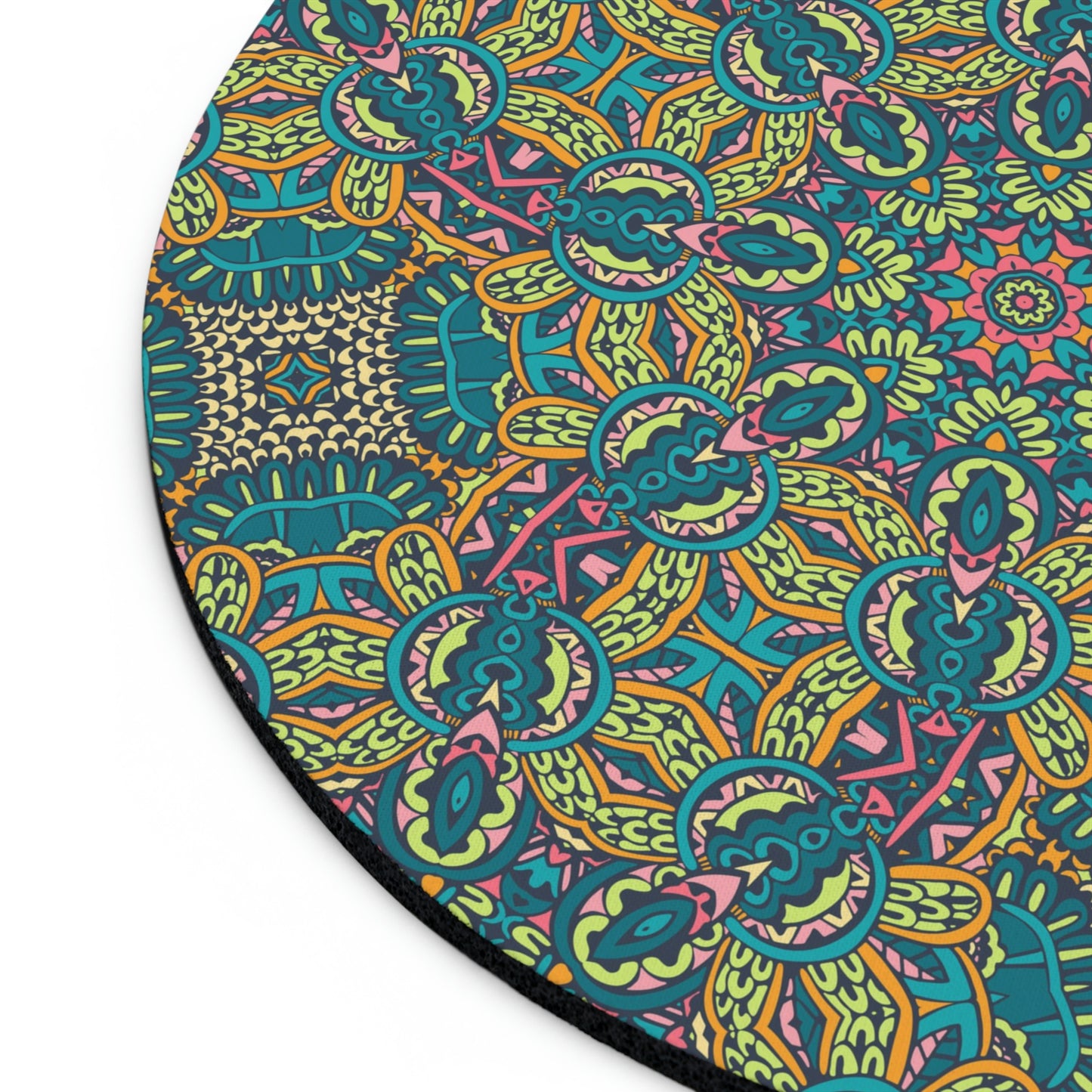 Green Mandala Mouse Pad