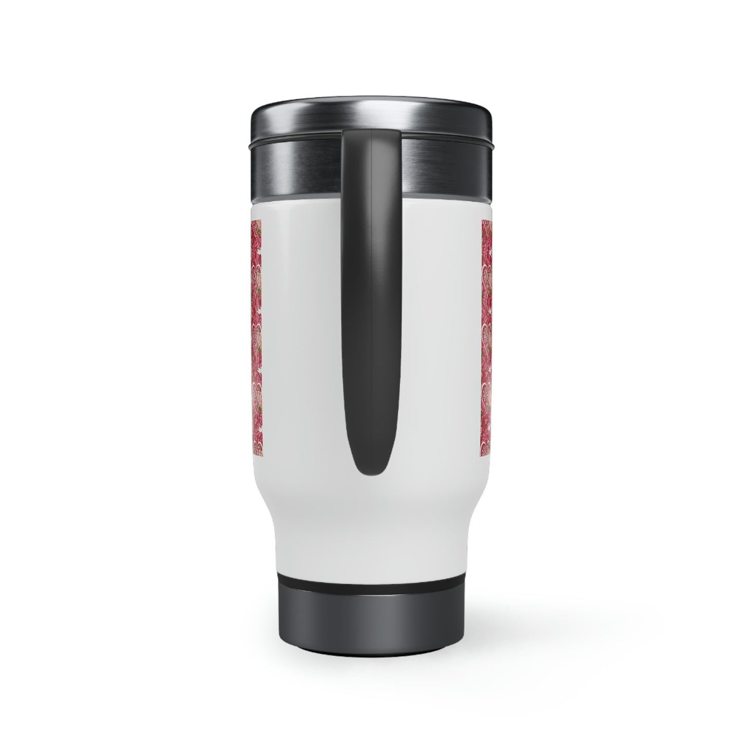 Valentine Stainless Steel Travel Mug with Handle, 14oz