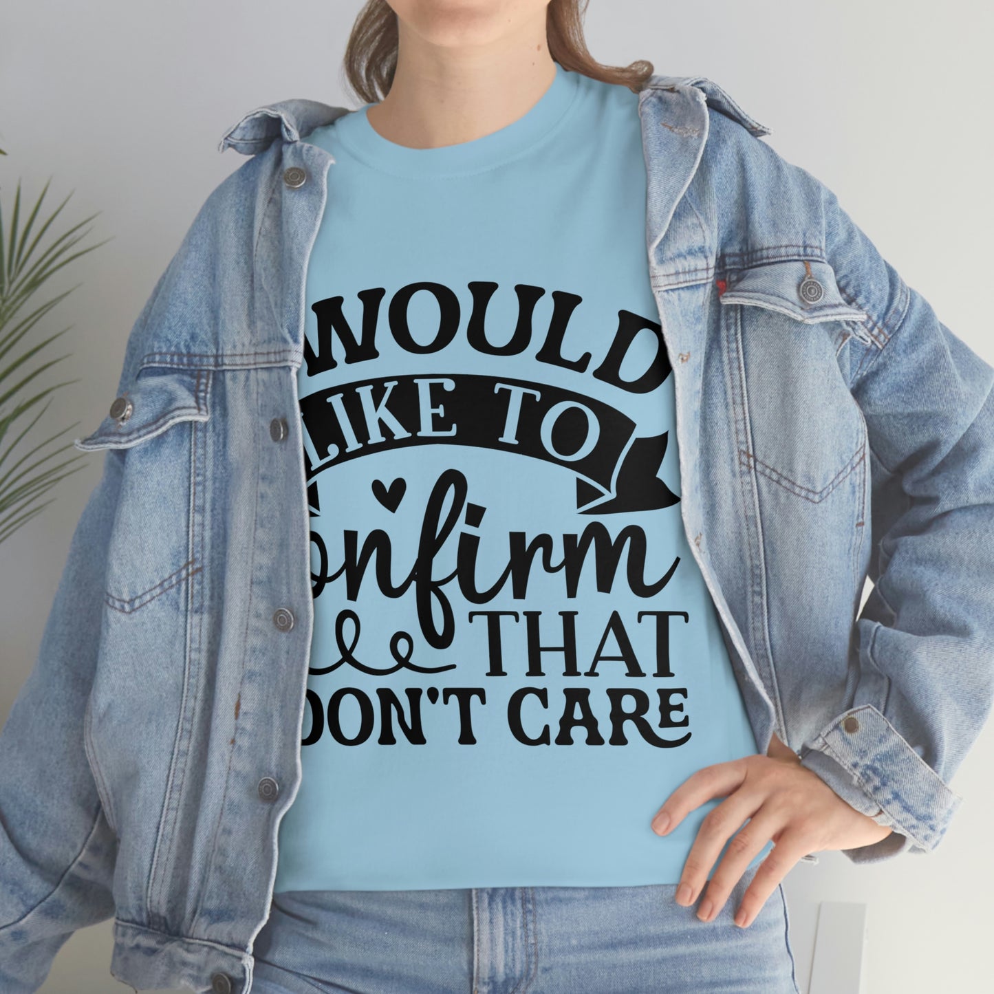 No Care Unisex Heavy Cotton Tee