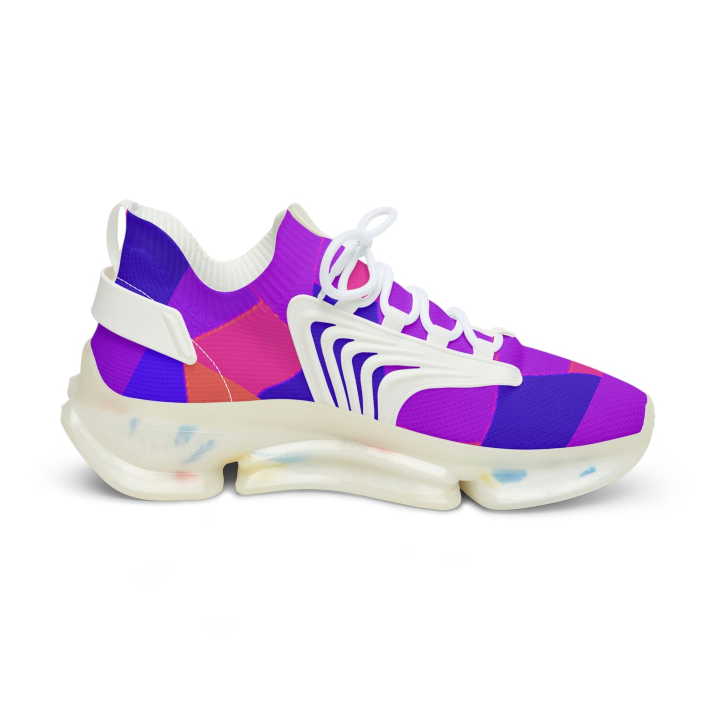 Purple Men's Mesh Sneakers