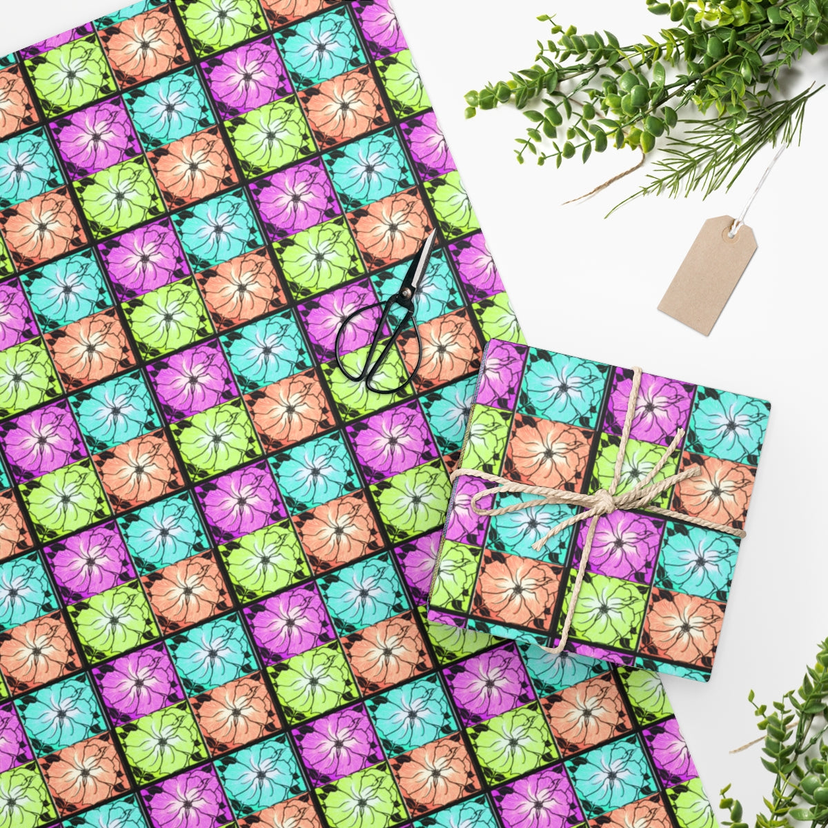 J1 Flower Wrapping Paper