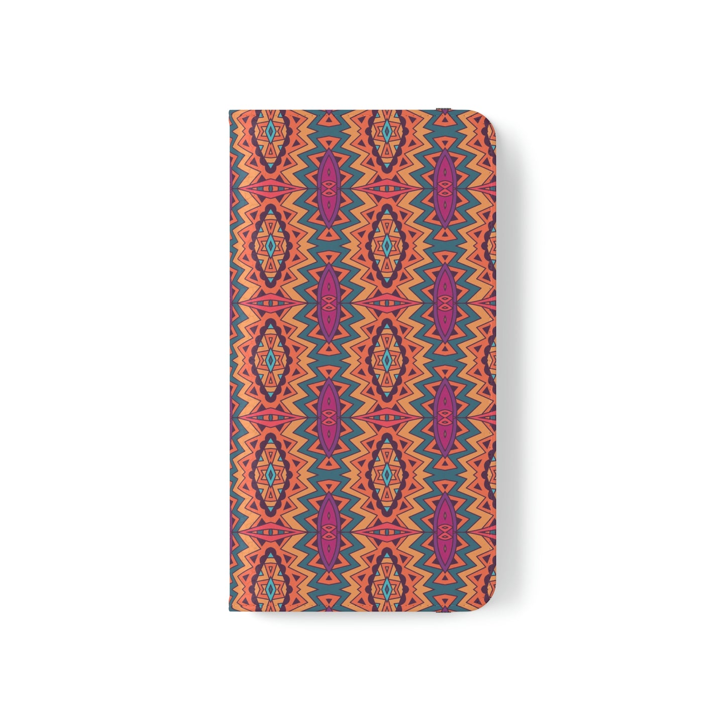 Orange Mandala Flip Cases