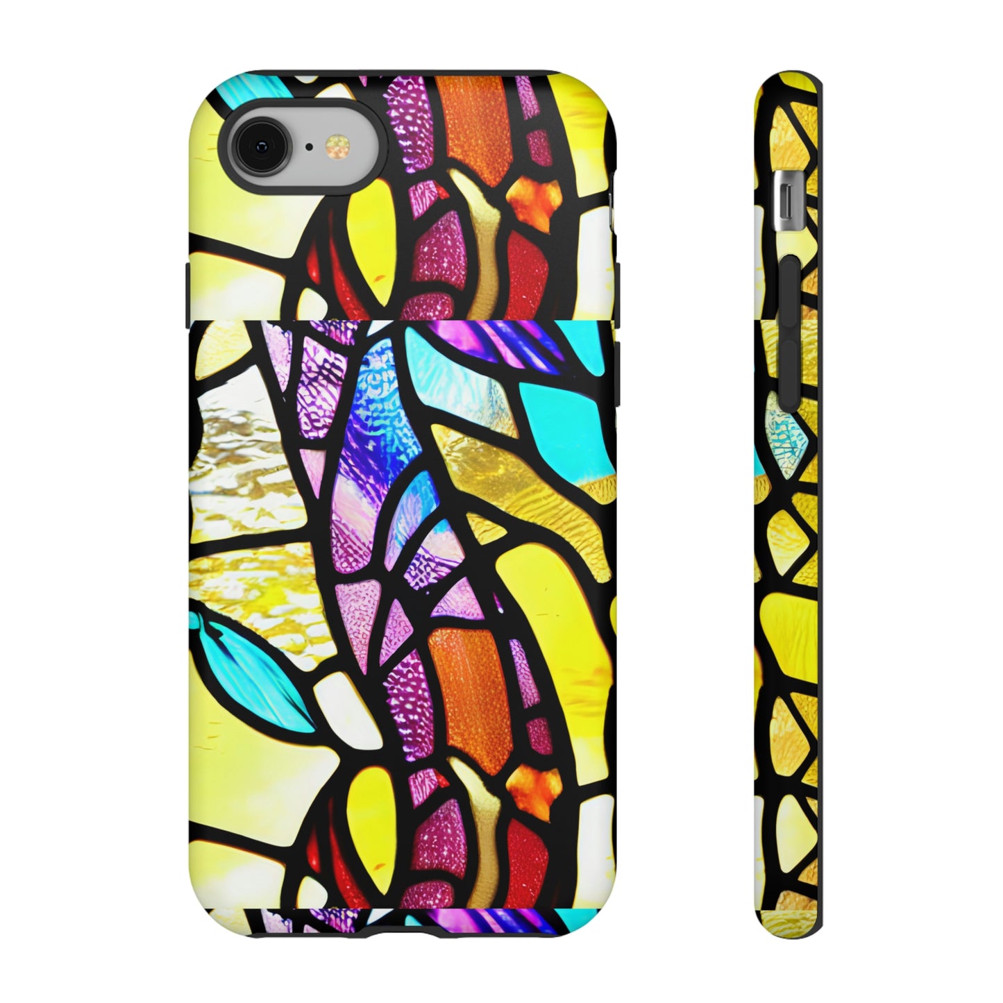 Mosaic Yellow Tough Cases