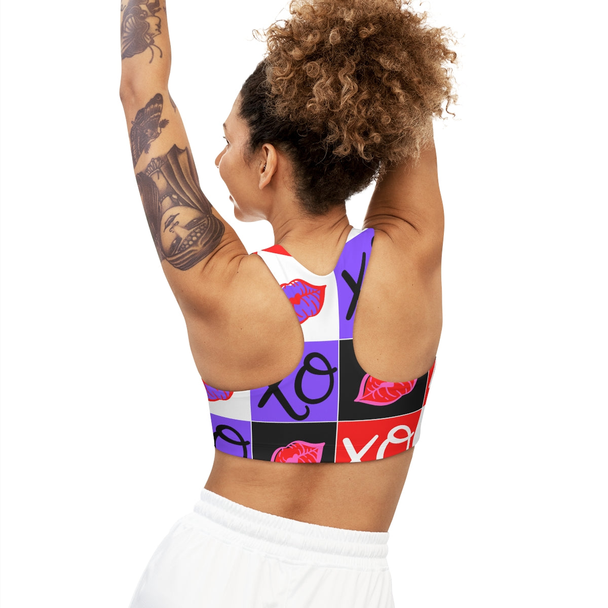 Hugs and Kisses Seamless Sports Bra